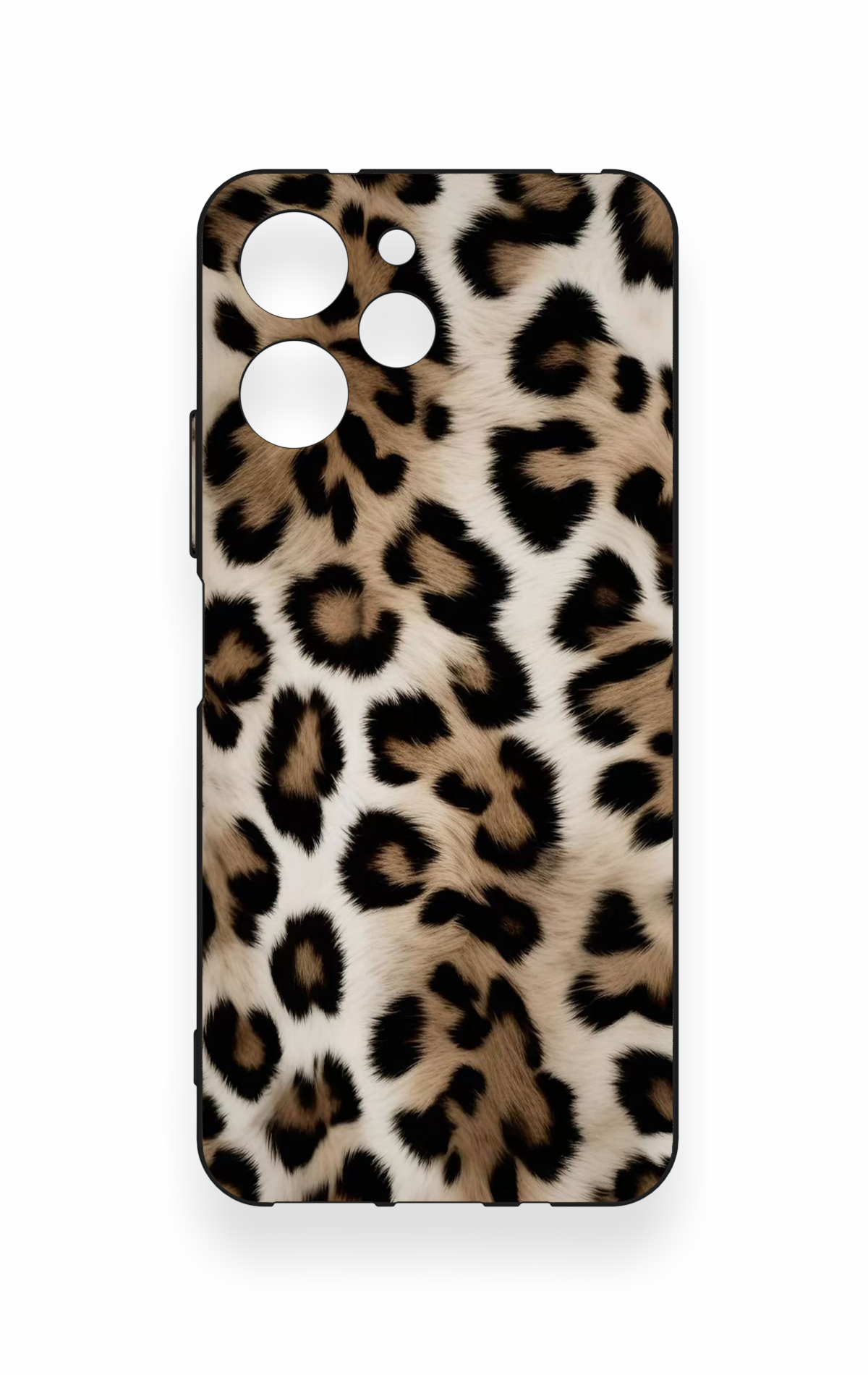Redmi 12 Uyumlu Leopar Derisi Desenli Silikon Kılıf