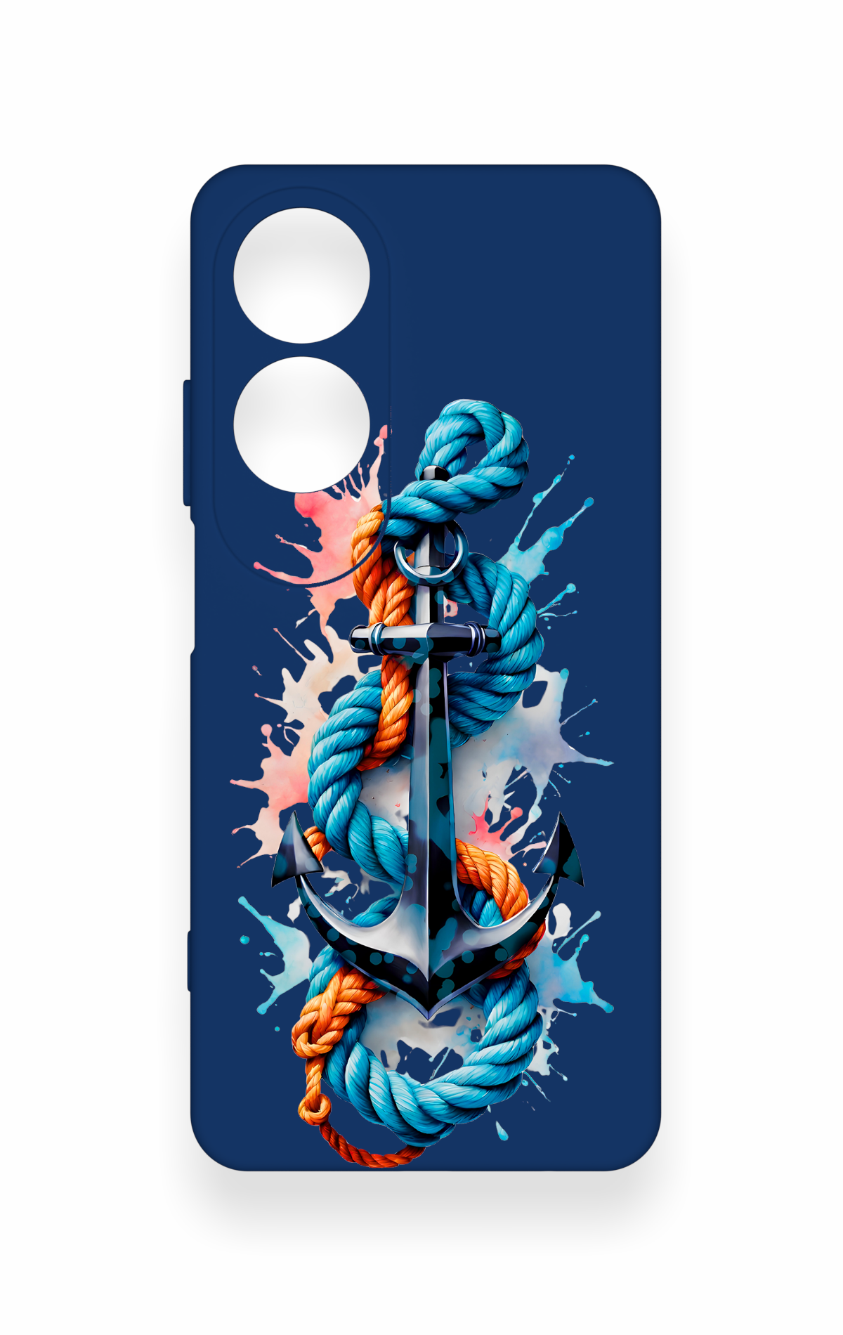 Oppo A60 Uyumlu Anchor Desenli Silikon Kılıf