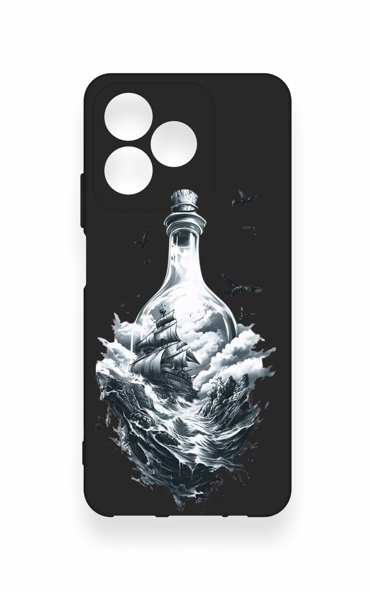 Realme C53 Uyumlu Secret Sea Desenli Silikon Kılıf