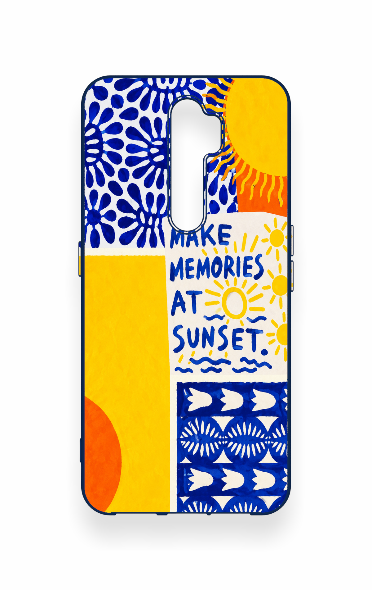 Oppo A5 2020 Uyumlu Sunset Desenli Silikon Kılıf