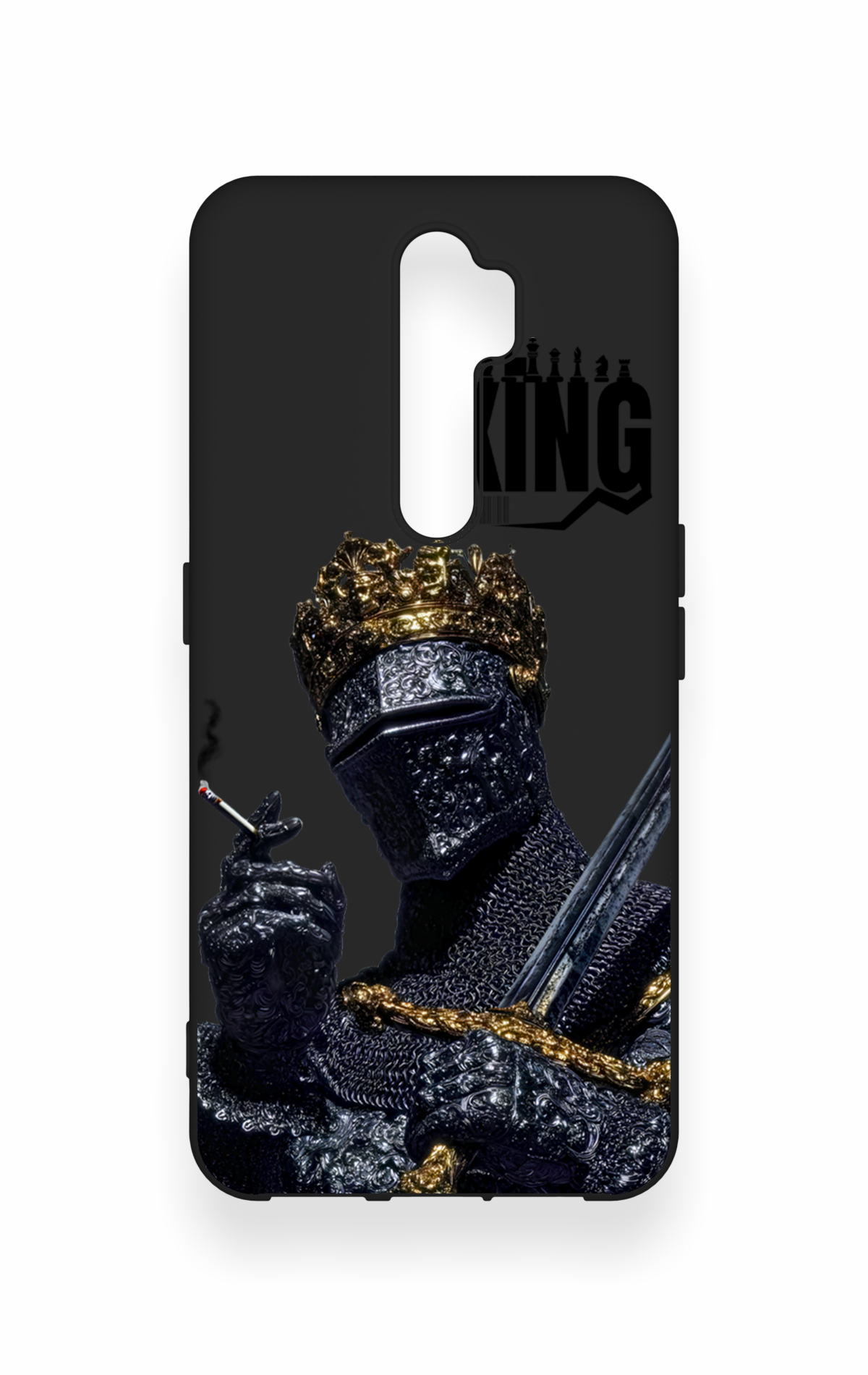 Oppo A5 2020 Uyumlu King Desenli Silikon Kılıf