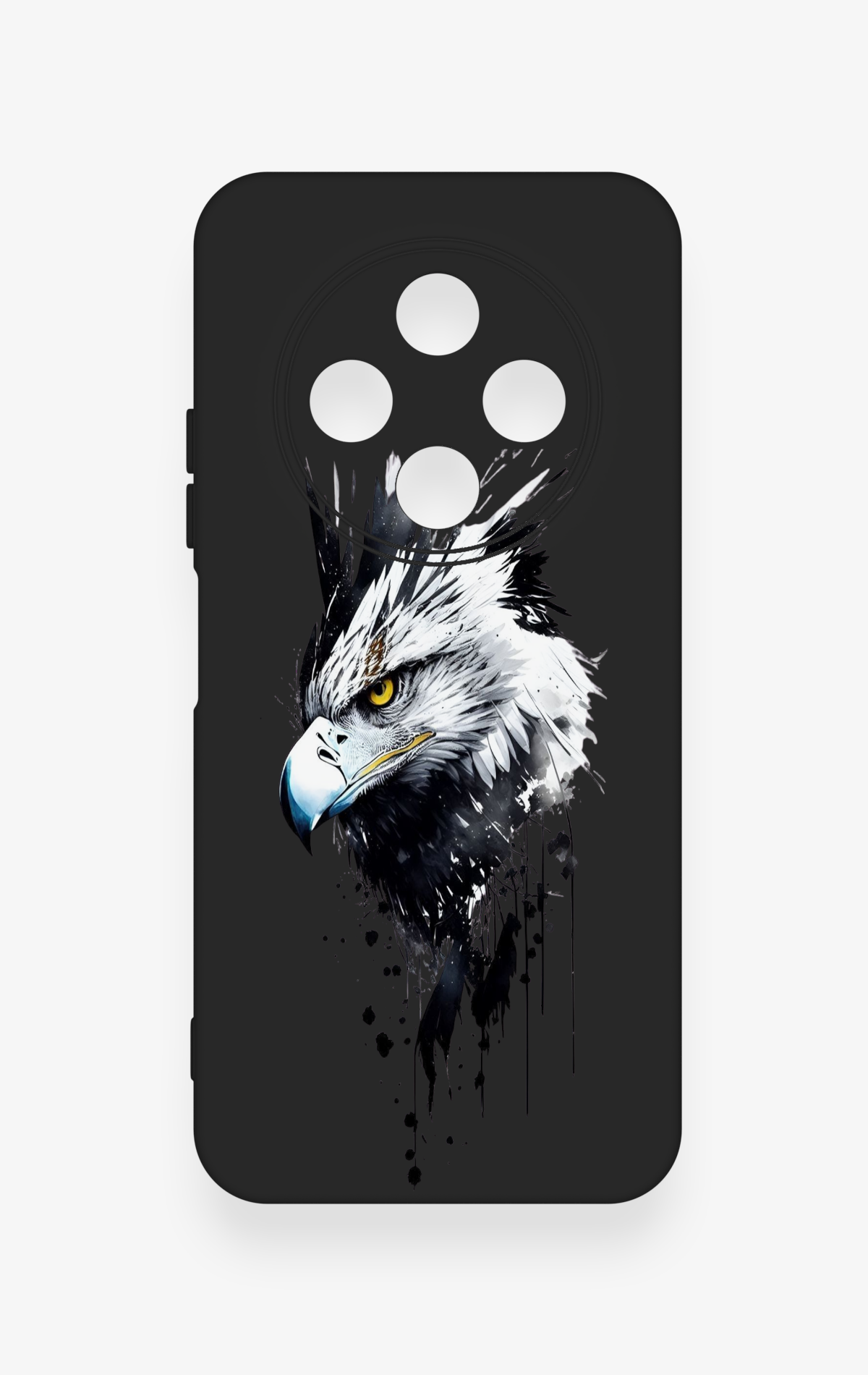 Tecno Spark 30C Uyumlu Bald Eagle Desenli Silikon Kılıf