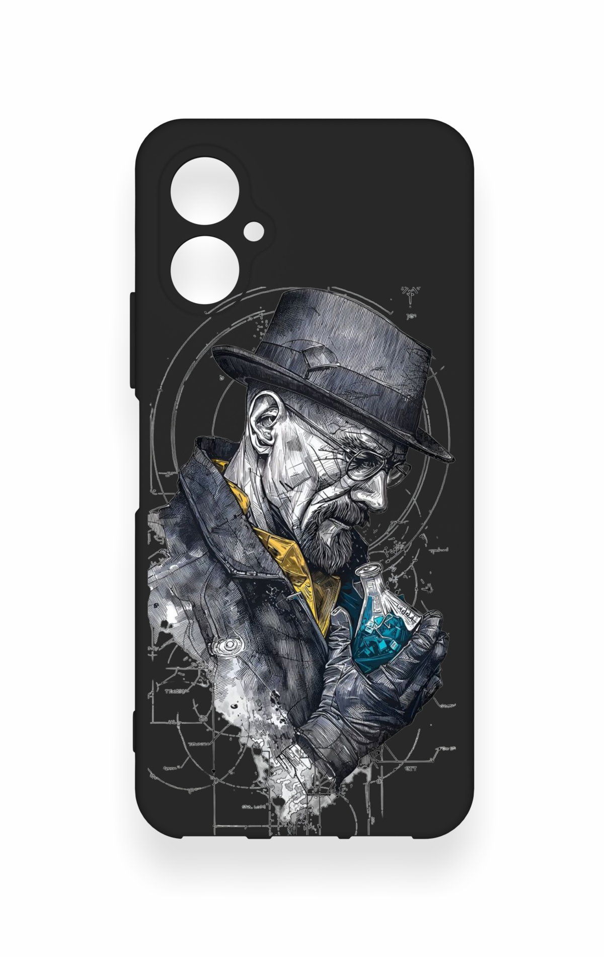 Omix X5 Uyumlu Walter White Desenli Silikon Kılıf