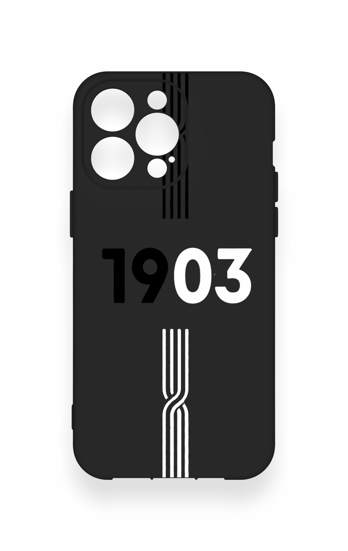 iPhone 14 Pro Max Uyumlu 1903 Kemer Desenli Silikon Kılıf