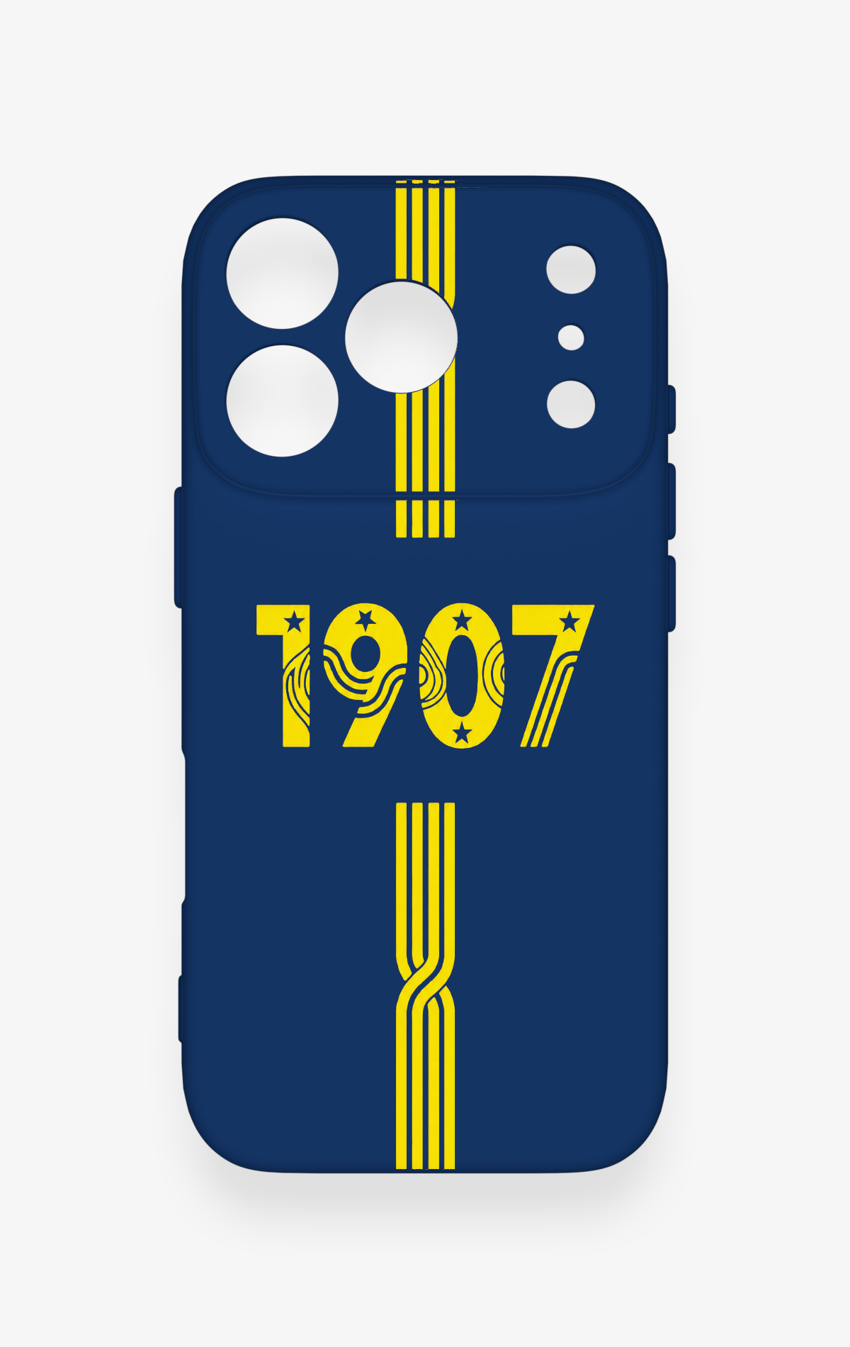 iPhone 17 Pro Uyumlu 1907 Kemer Desenli Silikon Kılıf