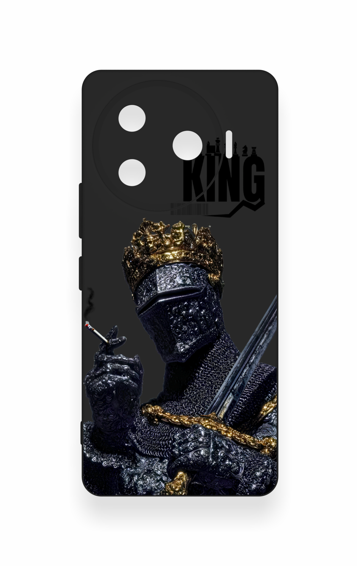 Tecno Camon 30 Pro 5G Uyumlu King Desenli Silikon Kılıf