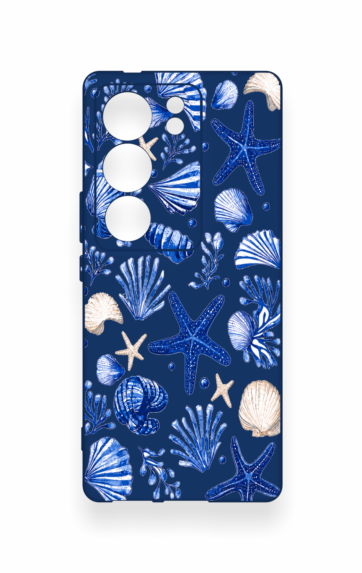 Vivo V29 Uyumlu Deniz Kabuğu Desenli Silikon Kılıf