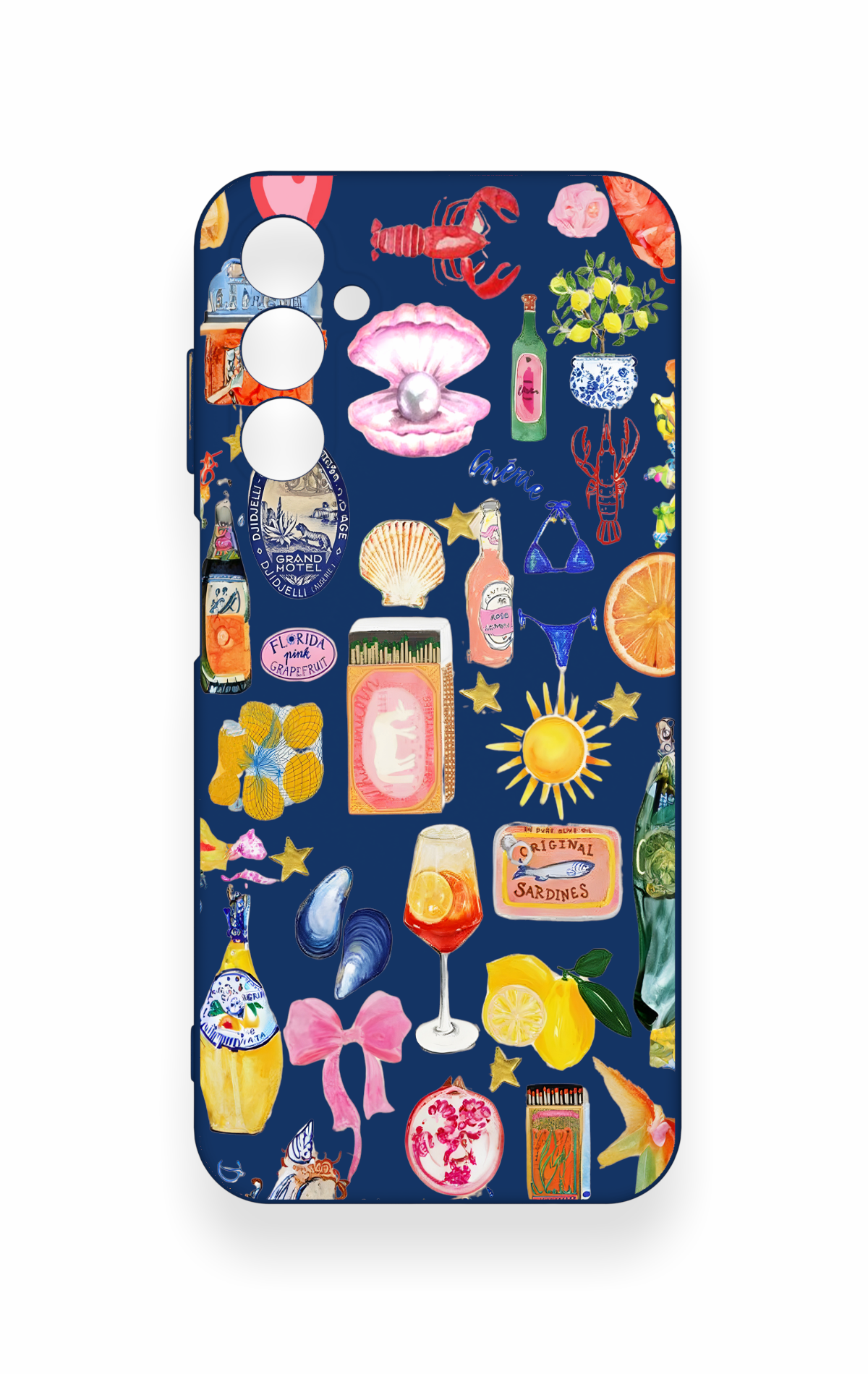 Samsung M14 Uyumlu Summer Desenli Silikon Kılıf