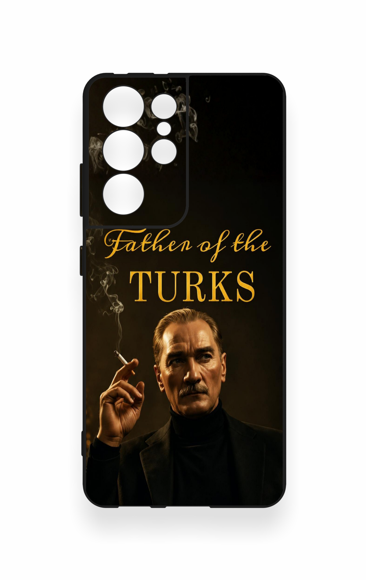 Samsung S21 Ultra Uyumlu Father Of The Turks Desenli Silikon Kılıf
