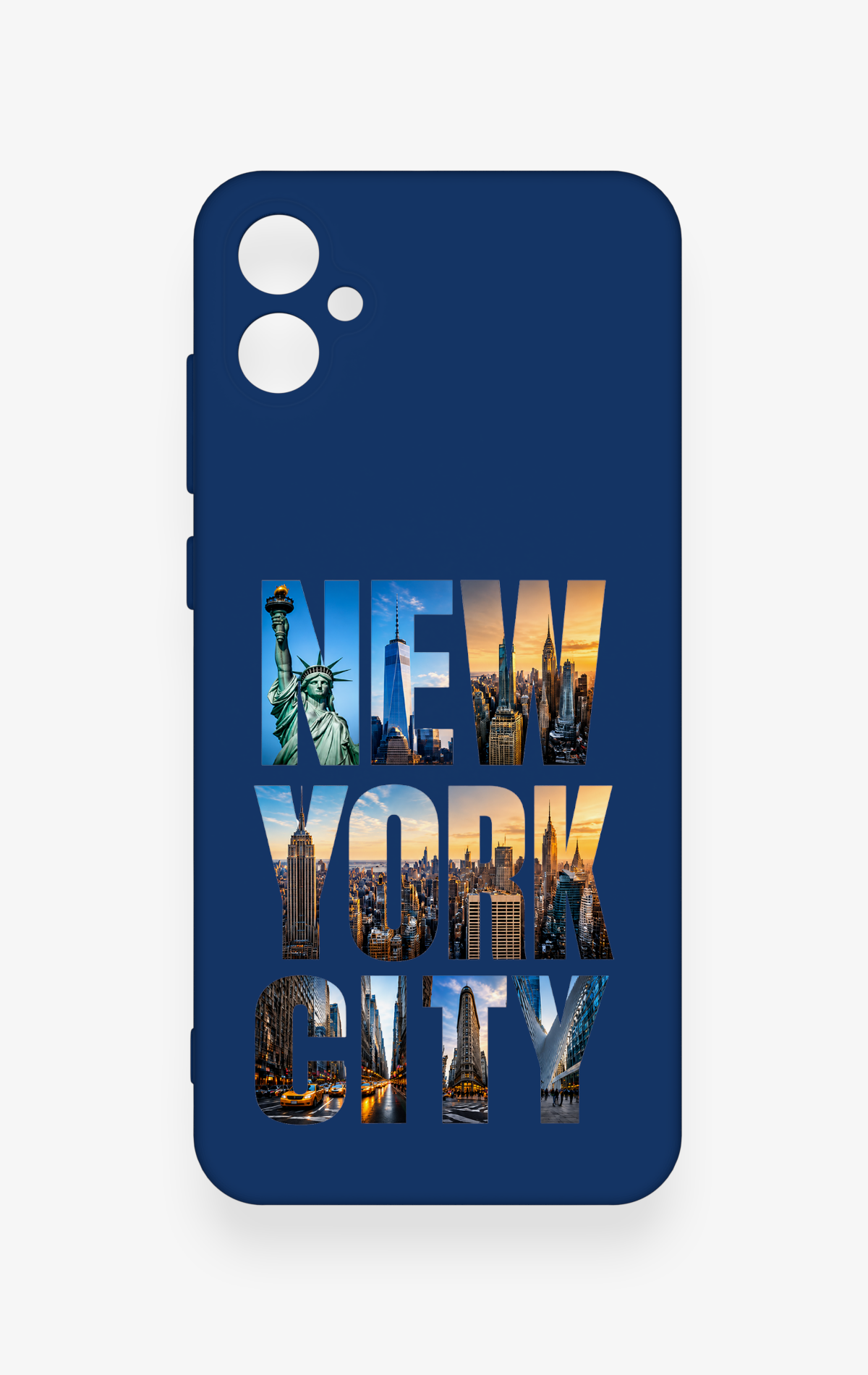 Samsung A05 Uyumlu New York City Desenli Silikon Kılıf