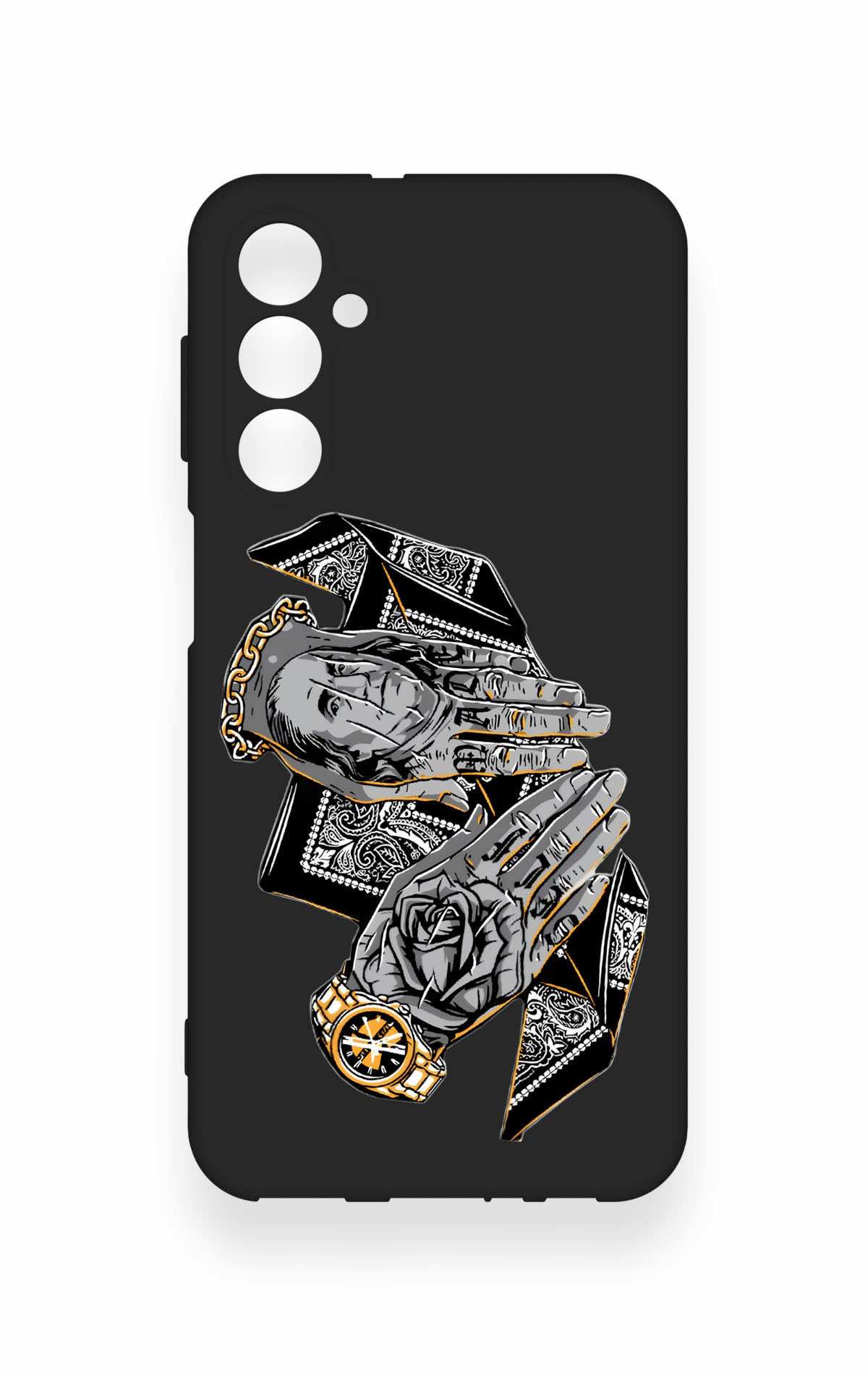 Samsung M34 Uyumlu Self Made Desenli Silikon Kılıf