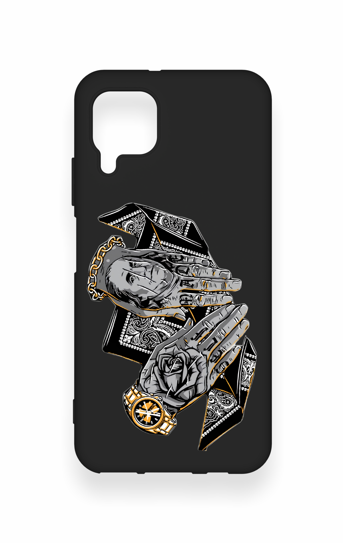 Huawei P40 Lite Uyumlu Self Made Desenli Silikon Kılıf