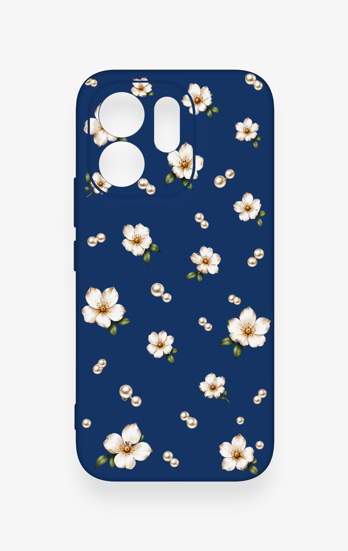 Vivo V70 5G Uyumlu Papatya İnci Desenli Silikon Kılıf