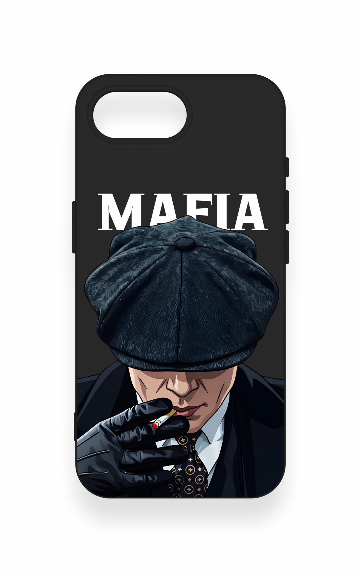 iPhone 16E Uyumlu MAFIA Desenli Silikon Kılıf