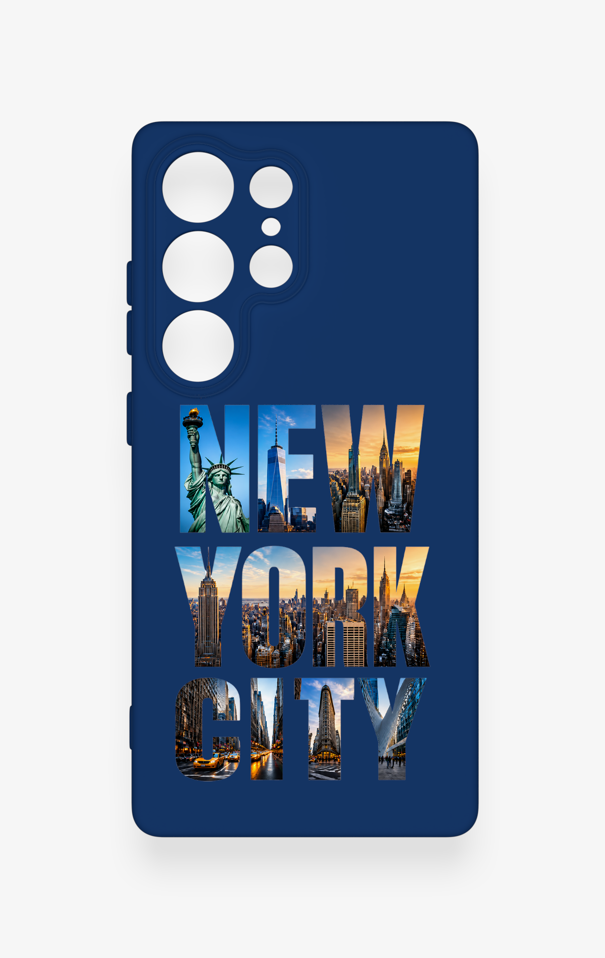 Samsung S25 Ultra Uyumlu New York City Desenli Silikon Kılıf