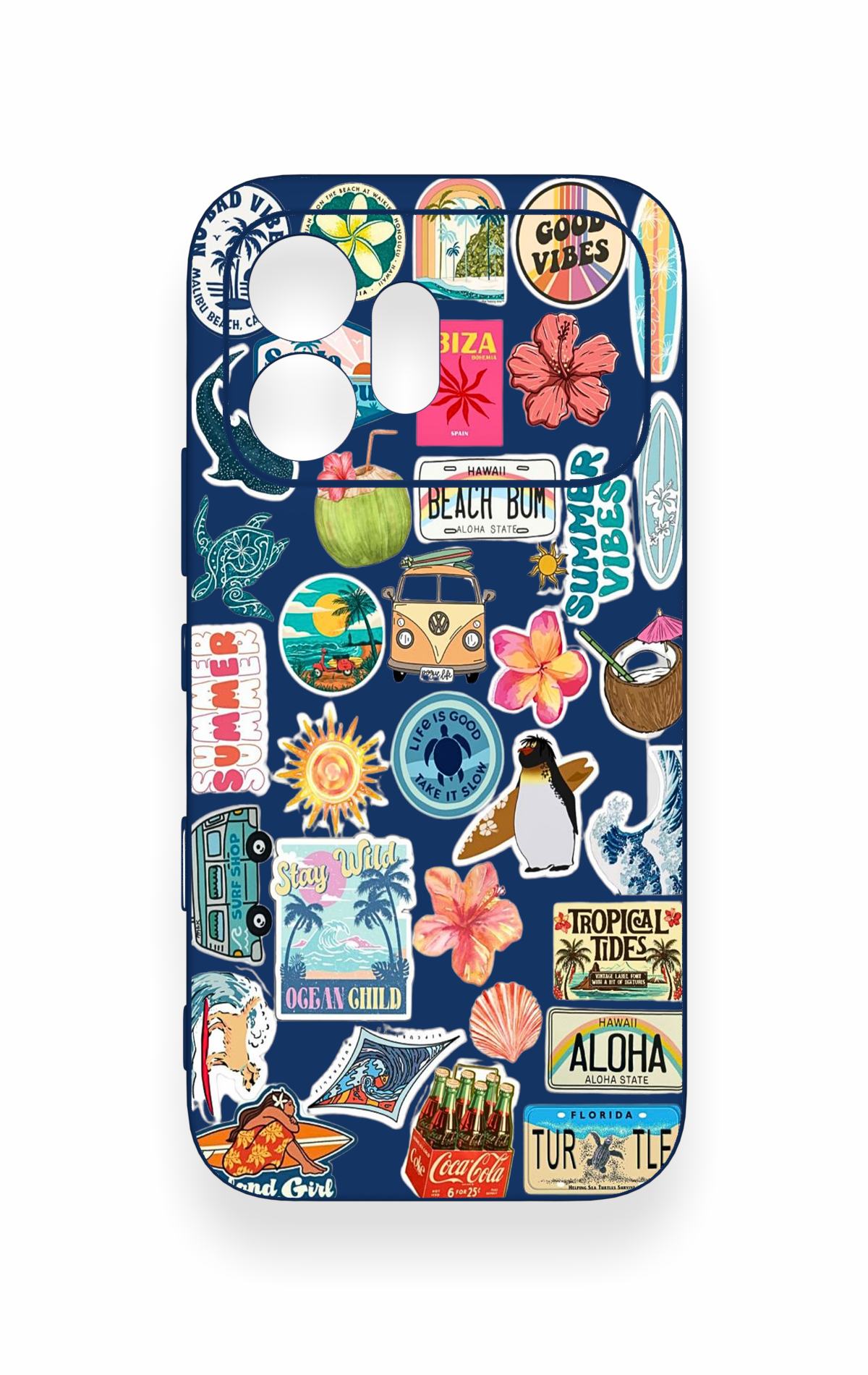 Honor 600 Uyumlu Summer Vibes Desenli Silikon Kılıf