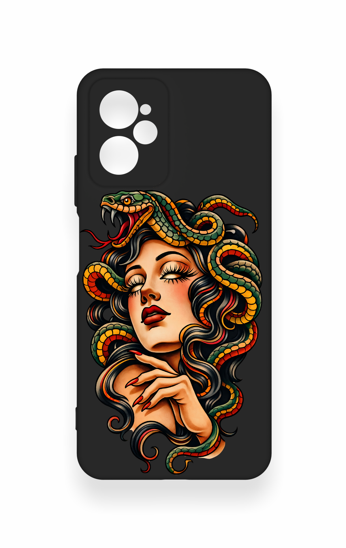Casper Via X30 Uyumlu Medusa Desenli Silikon Kılıf