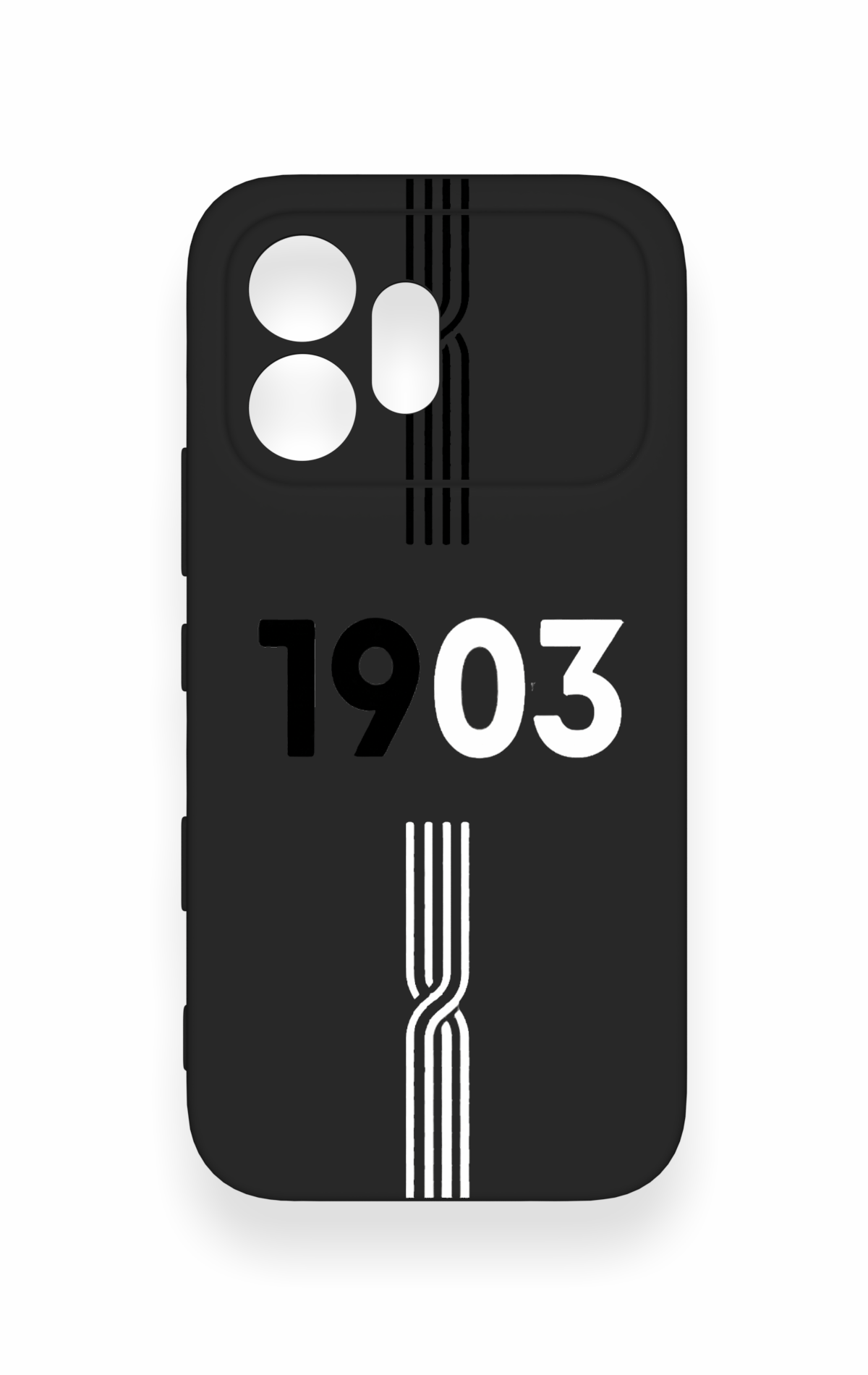Honor 600 Uyumlu 1903 Kemer Desenli Silikon Kılıf