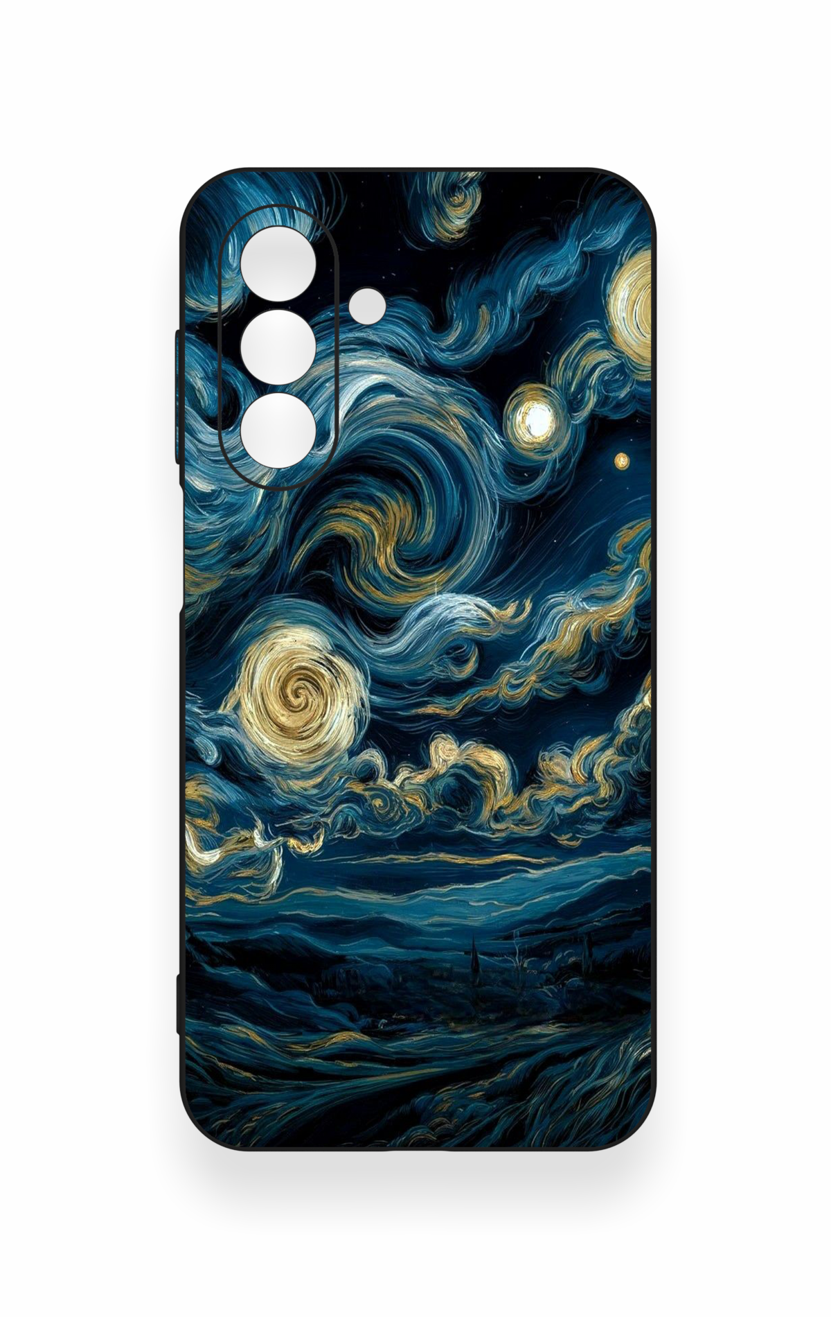 Samsung A17 Uyumlu Yıldızlı Gece Desenli Silikon Kılıf