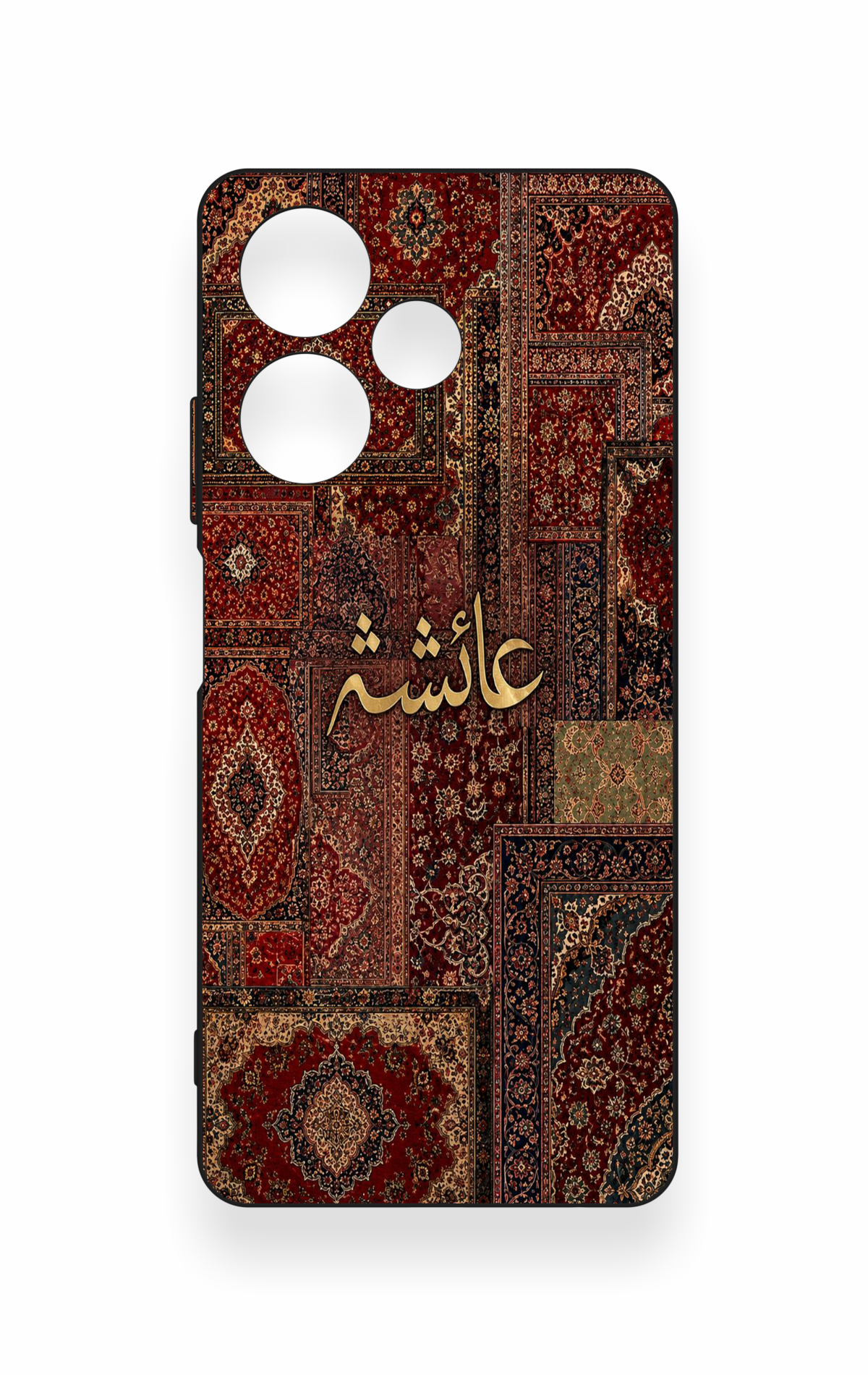 İnfinix Hot 30 Uyumlu Vintage Halı Desenli Silikon Kılıf
