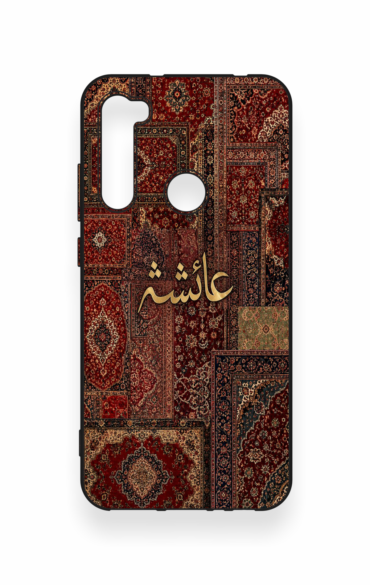 Redmi Note 8 Uyumlu Vintage Halı Desenli Silikon Kılıf