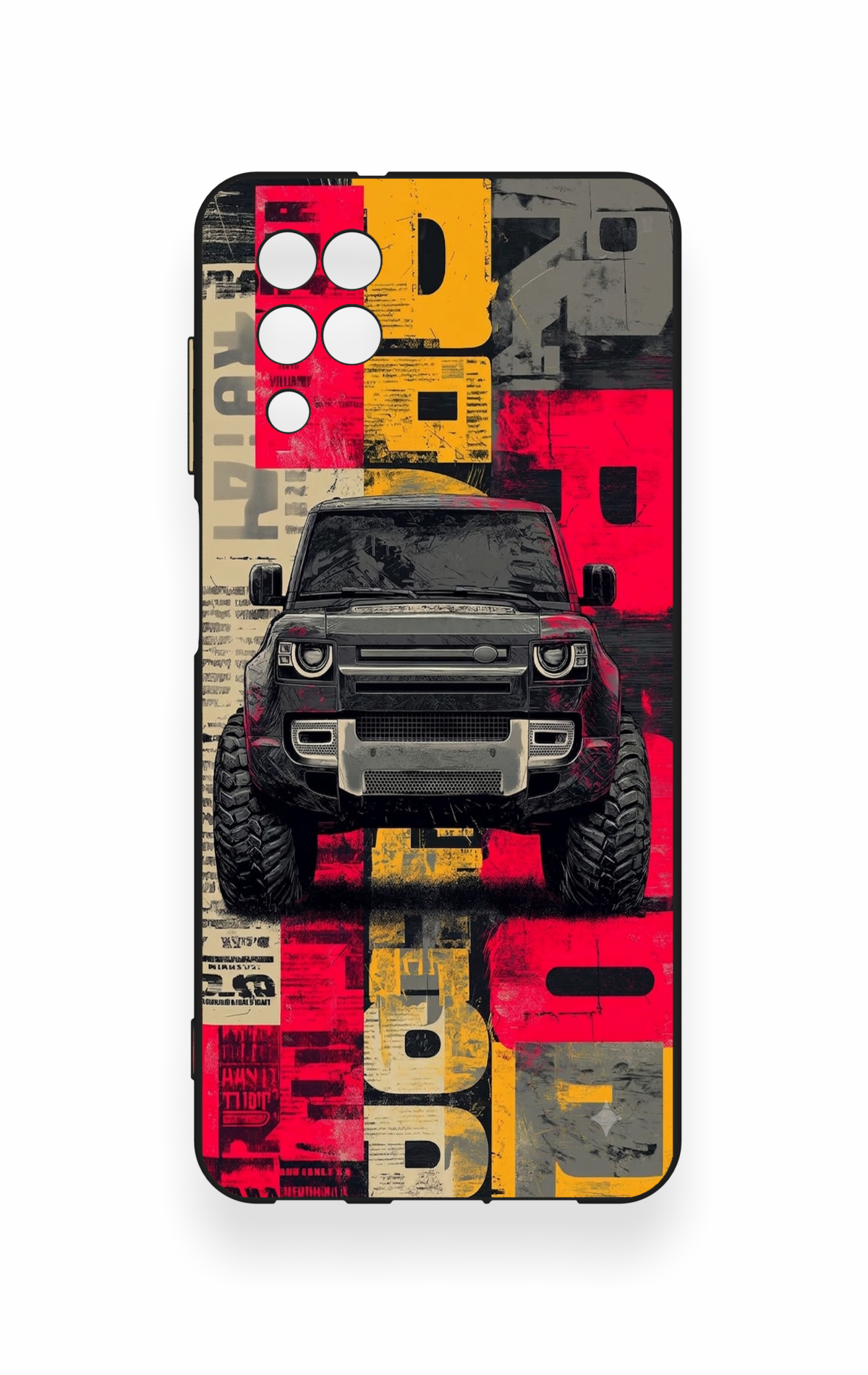 Samsung A12 Uyumlu Defender Truck Desenli Silikon Kılıf