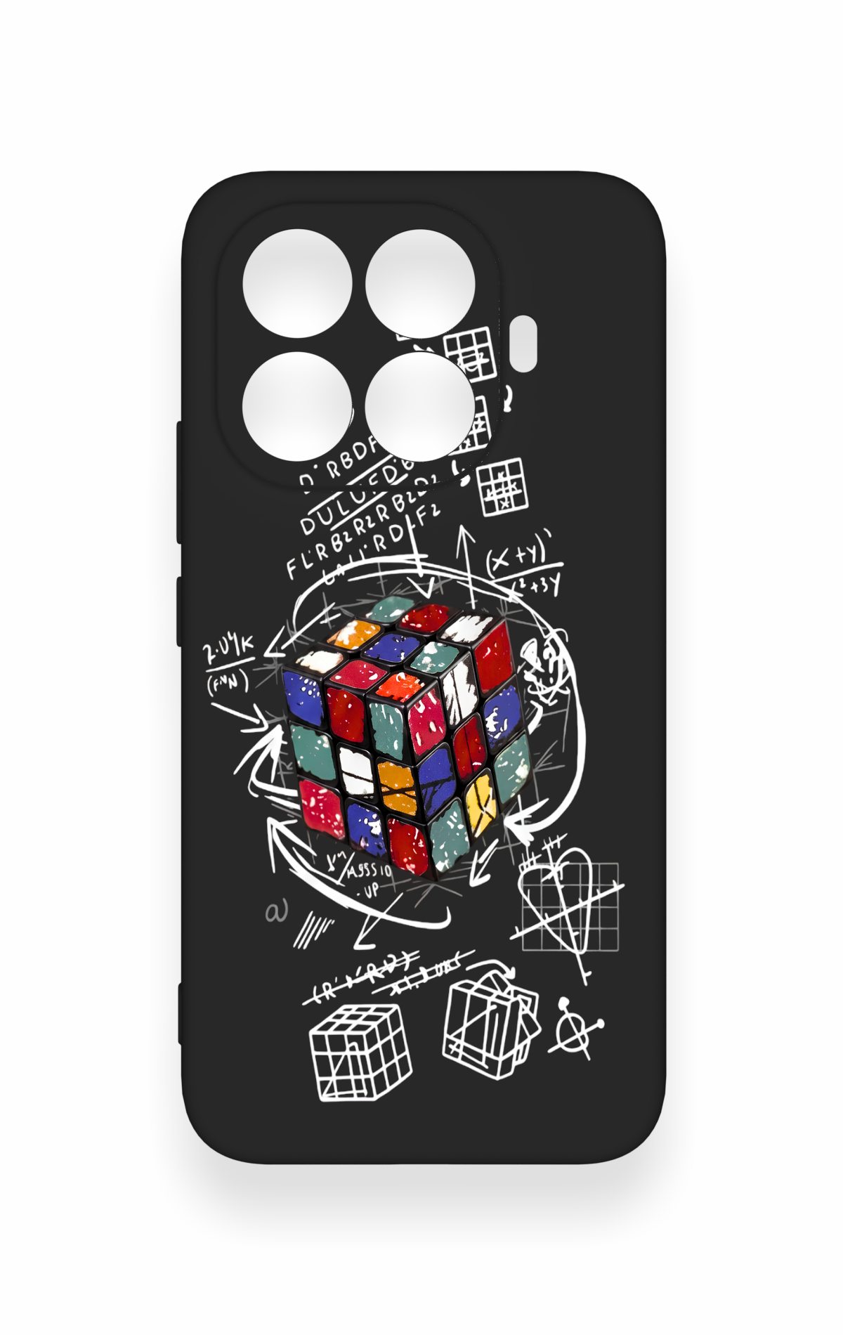 Mi 15T PRO Uyumlu Rubik Küb Desenli Silikon Kılıf