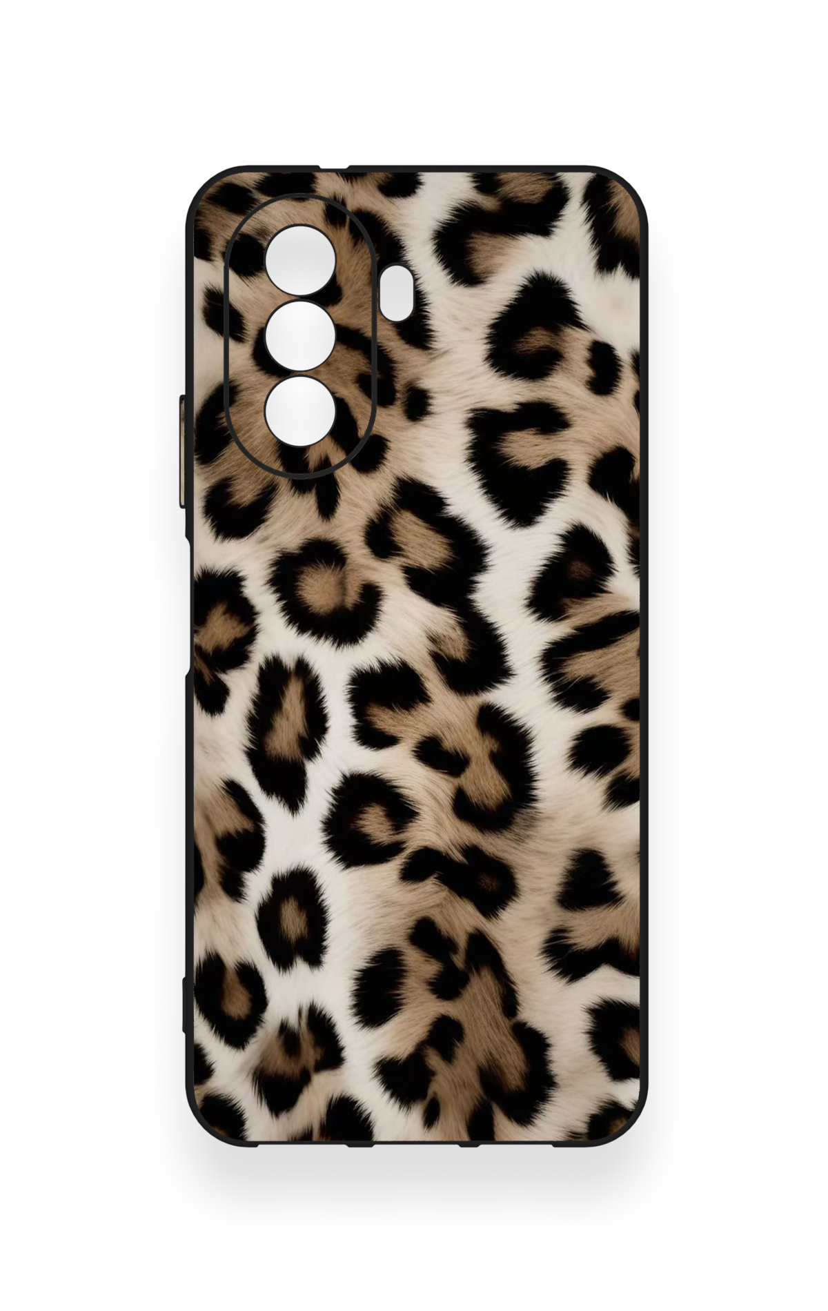 Huawei Nova Y70 Uyumlu Leopar Derisi Desenli Silikon Kılıf