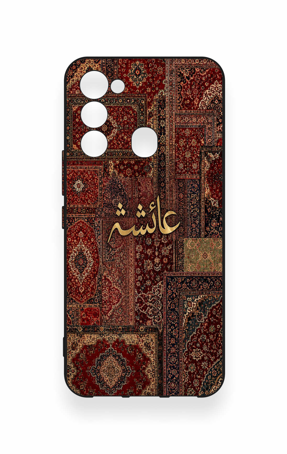 Tecno Spark 8C Uyumlu Vintage Halı Desenli Silikon Kılıf