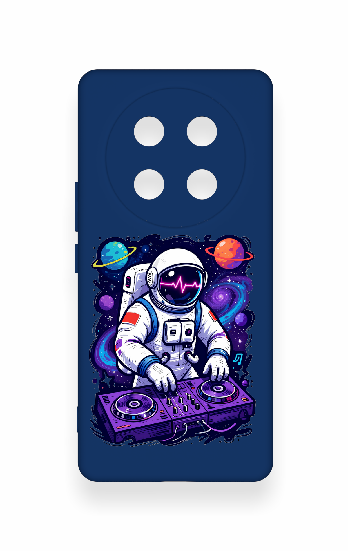 Honor Magic 7 Lite 5G Uyumlu Astronot DJ Desenli Silikon Kılıf