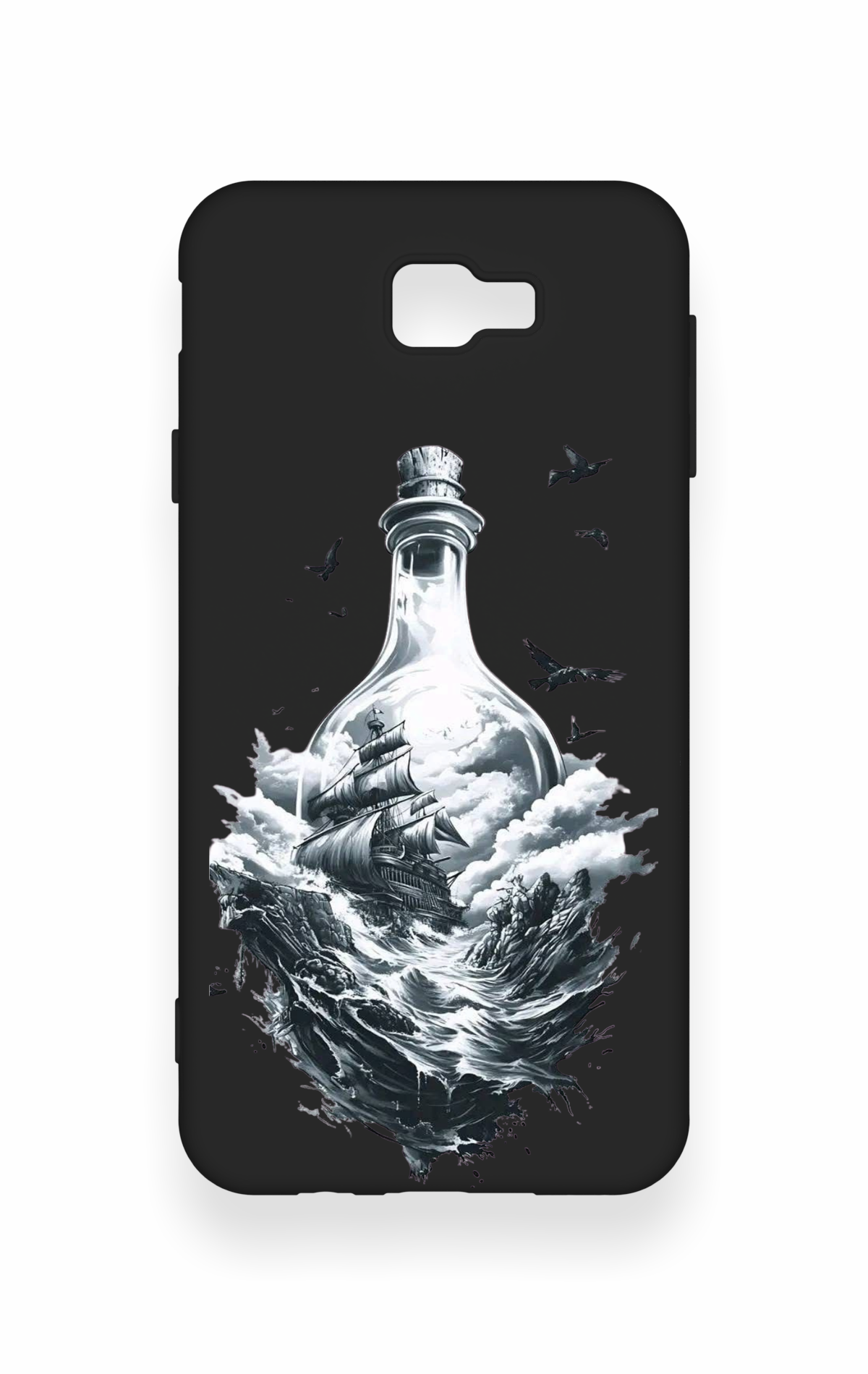 Samsung J7 Prime Uyumlu Secret Sea Desenli Silikon Kılıf