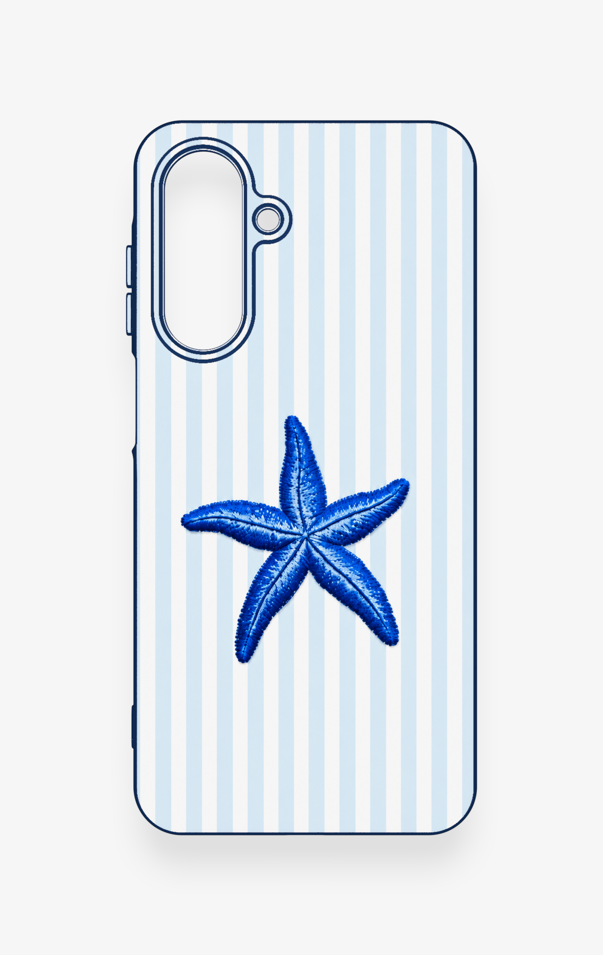 Samsung A26 Uyumlu Mavi Deniz Yıldızı Desenli Silikon Kılıf