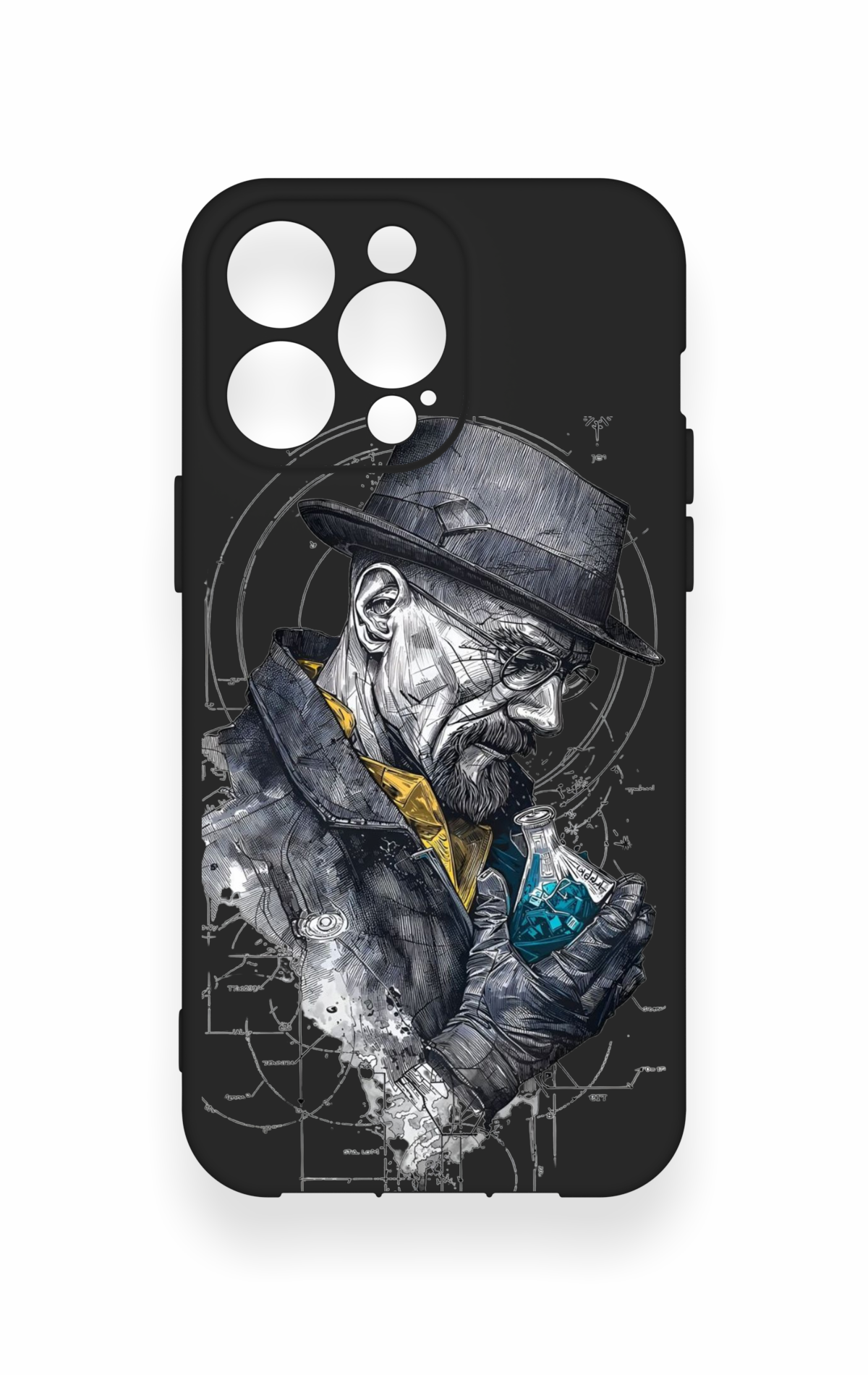 iPhone 14 Pro Max Uyumlu Walter White Desenli Silikon Kılıf