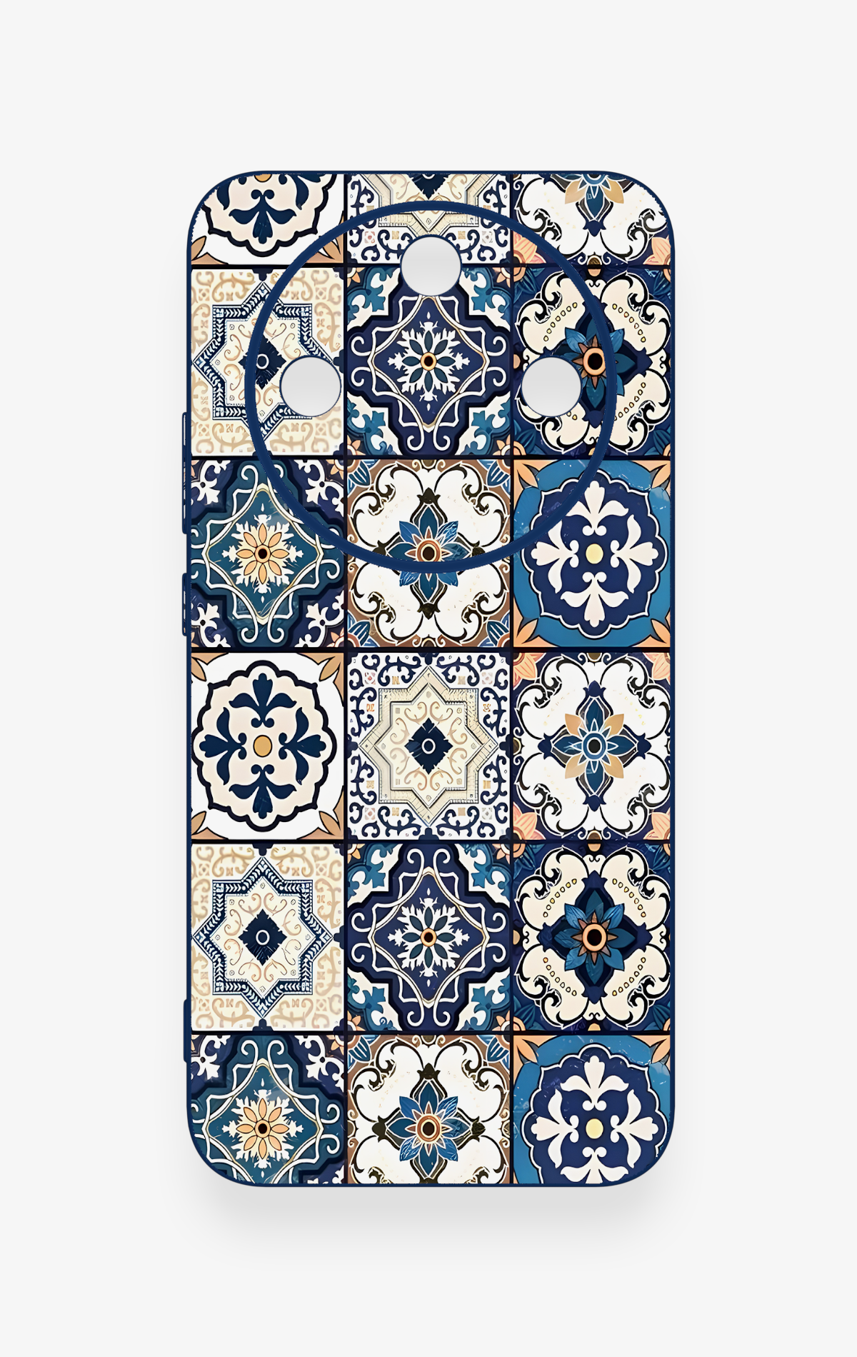 Honor Magic 8 Lite Uyumlu Mozaik Çini Desenli Silikon Kılıf