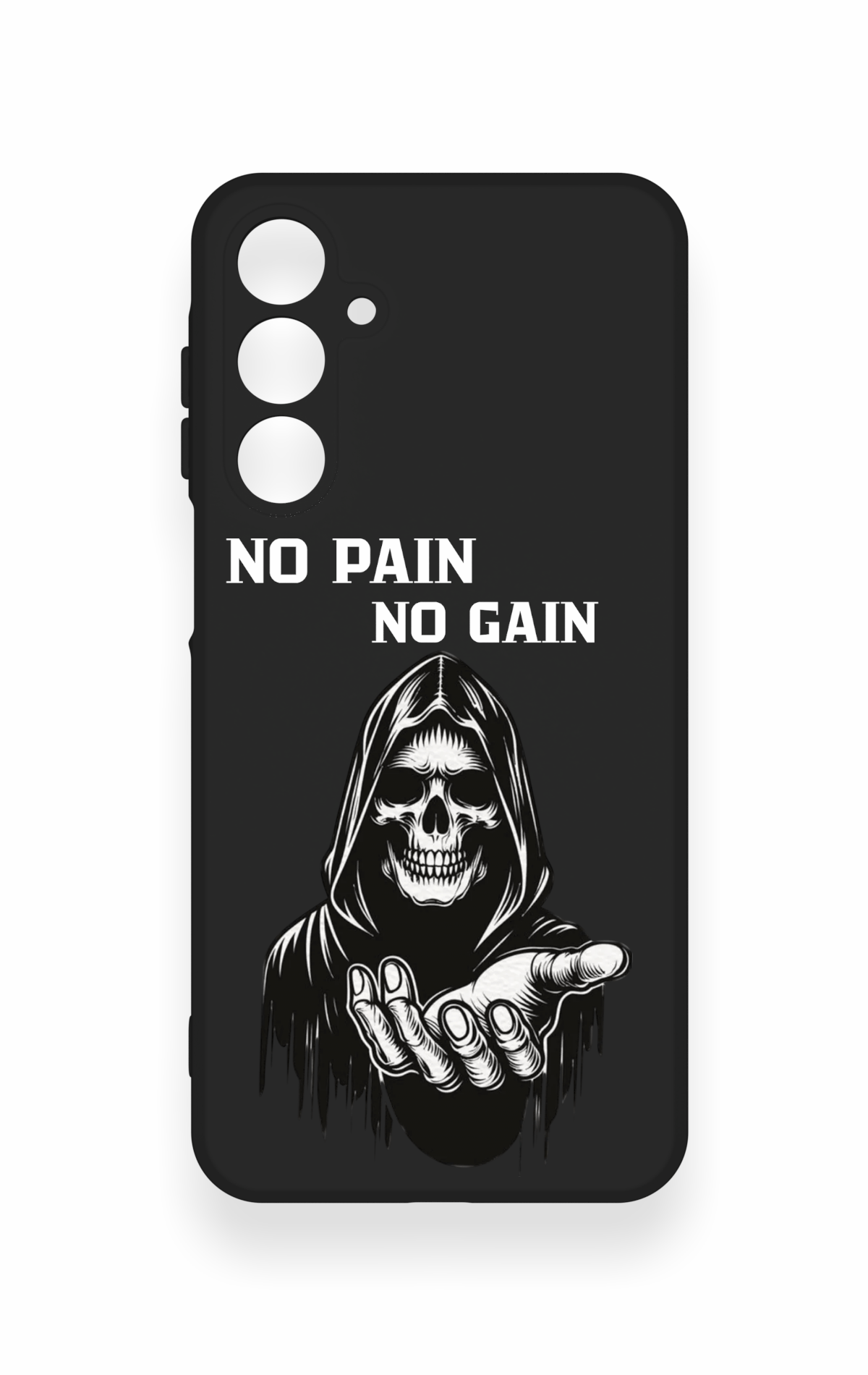 Samsung A16 Uyumlu No Pain No Gain Desenli Silikon Kılıf