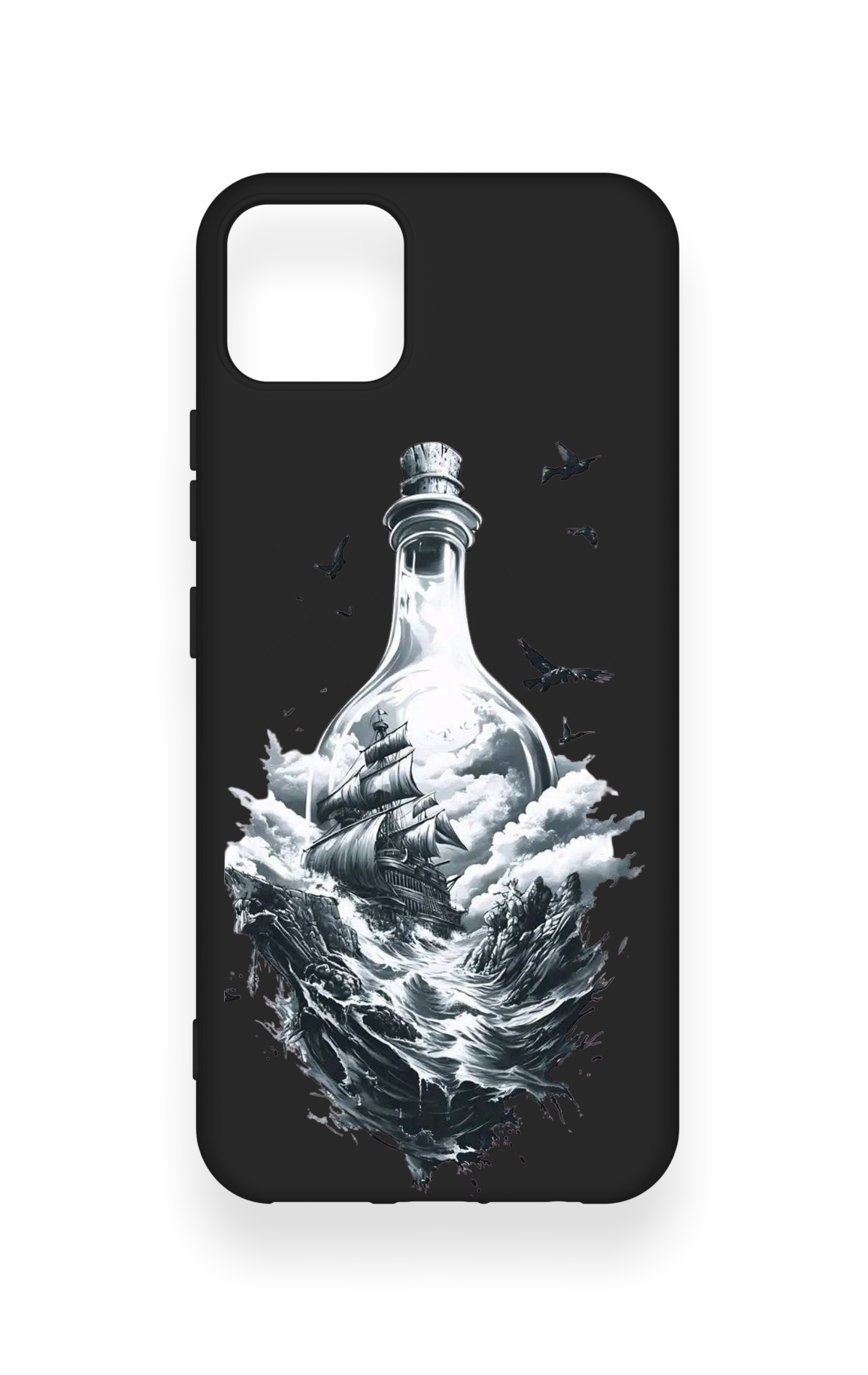 Realme C11 2021 Uyumlu Secret Sea Desenli Silikon Kılıf