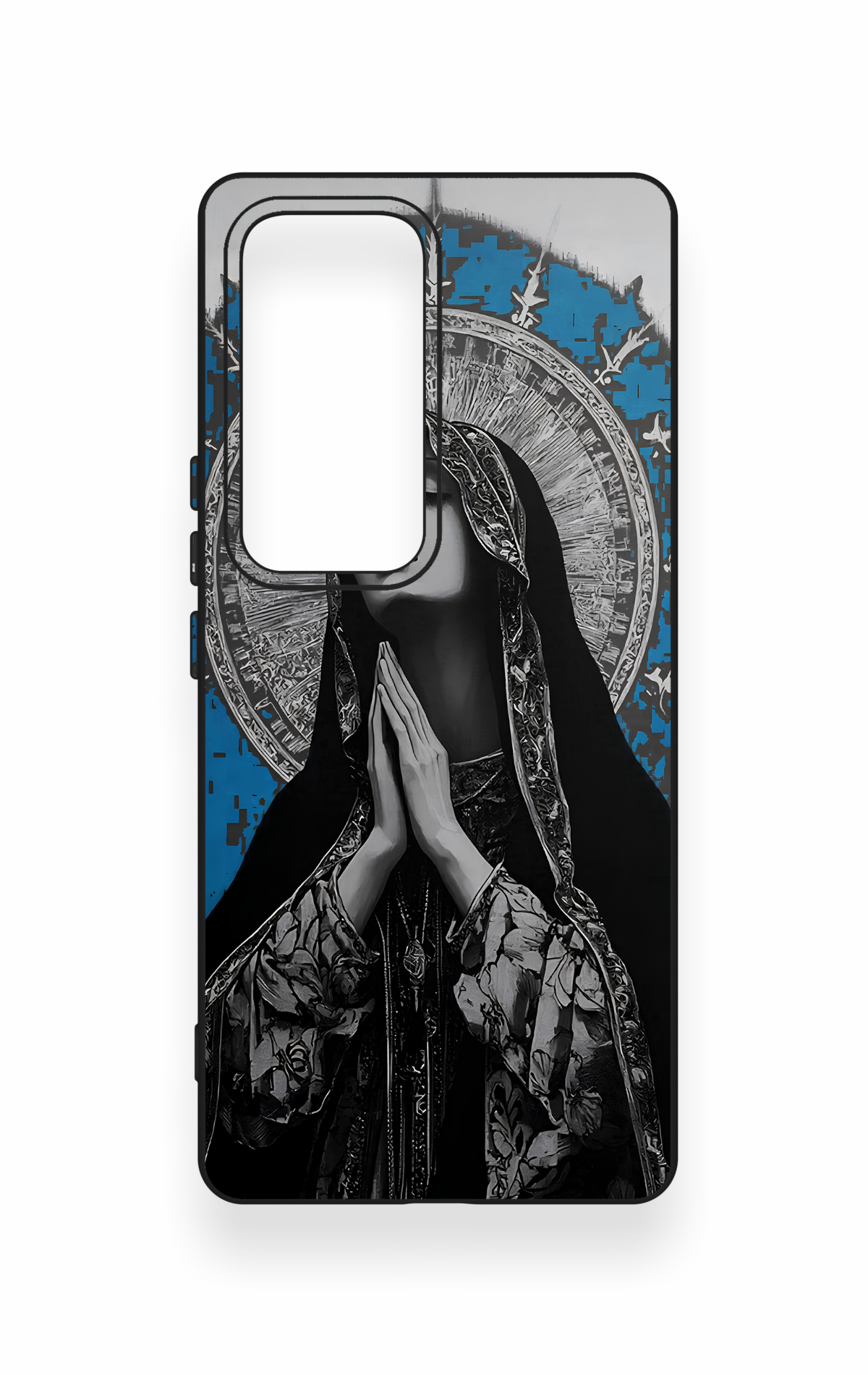 Vivo V30 Uyumlu Rahibe Desenli Silikon Kılıf