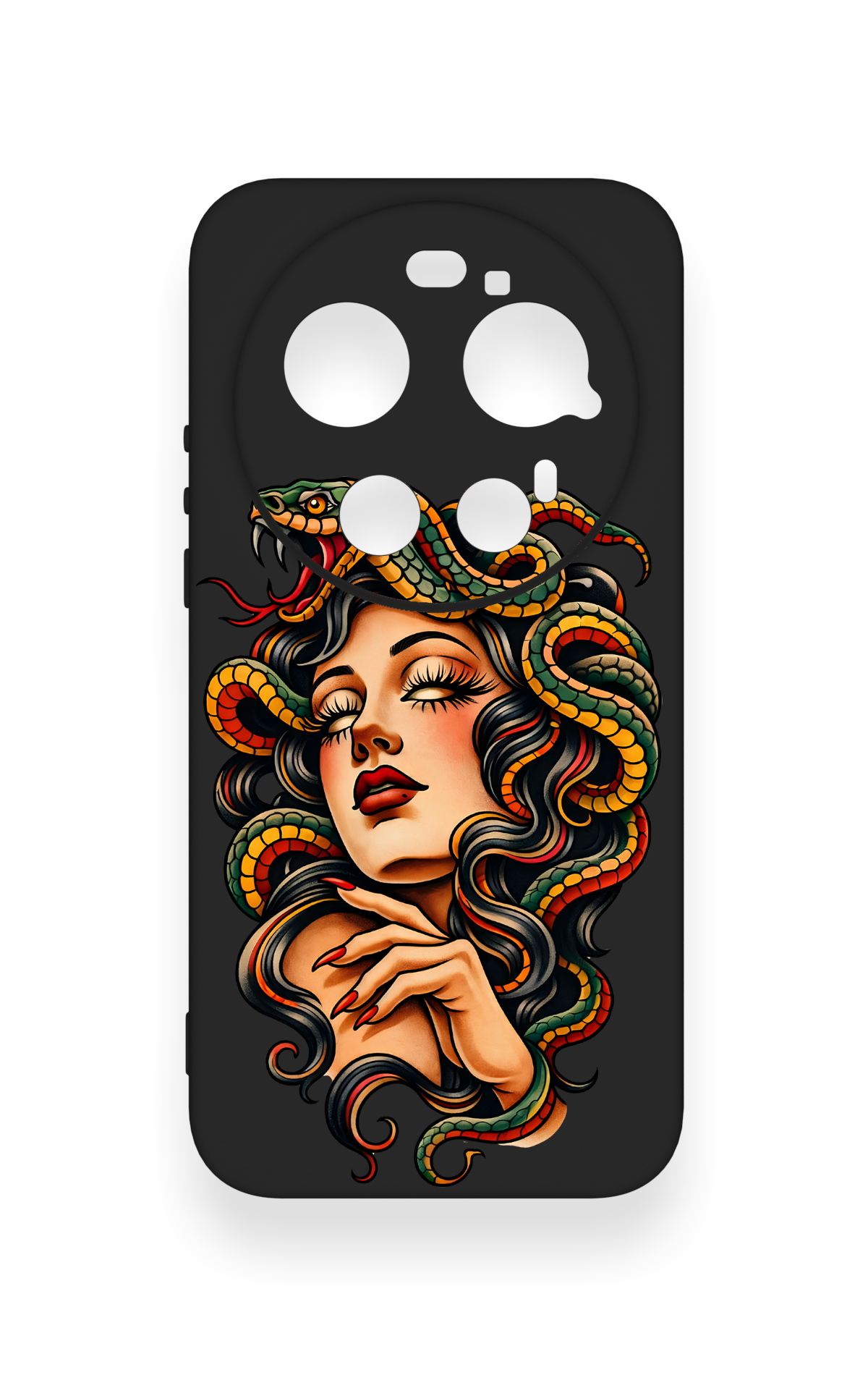 Xiaomi Mi 17 Ultra Uyumlu Medusa Desenli Silikon Kılıf