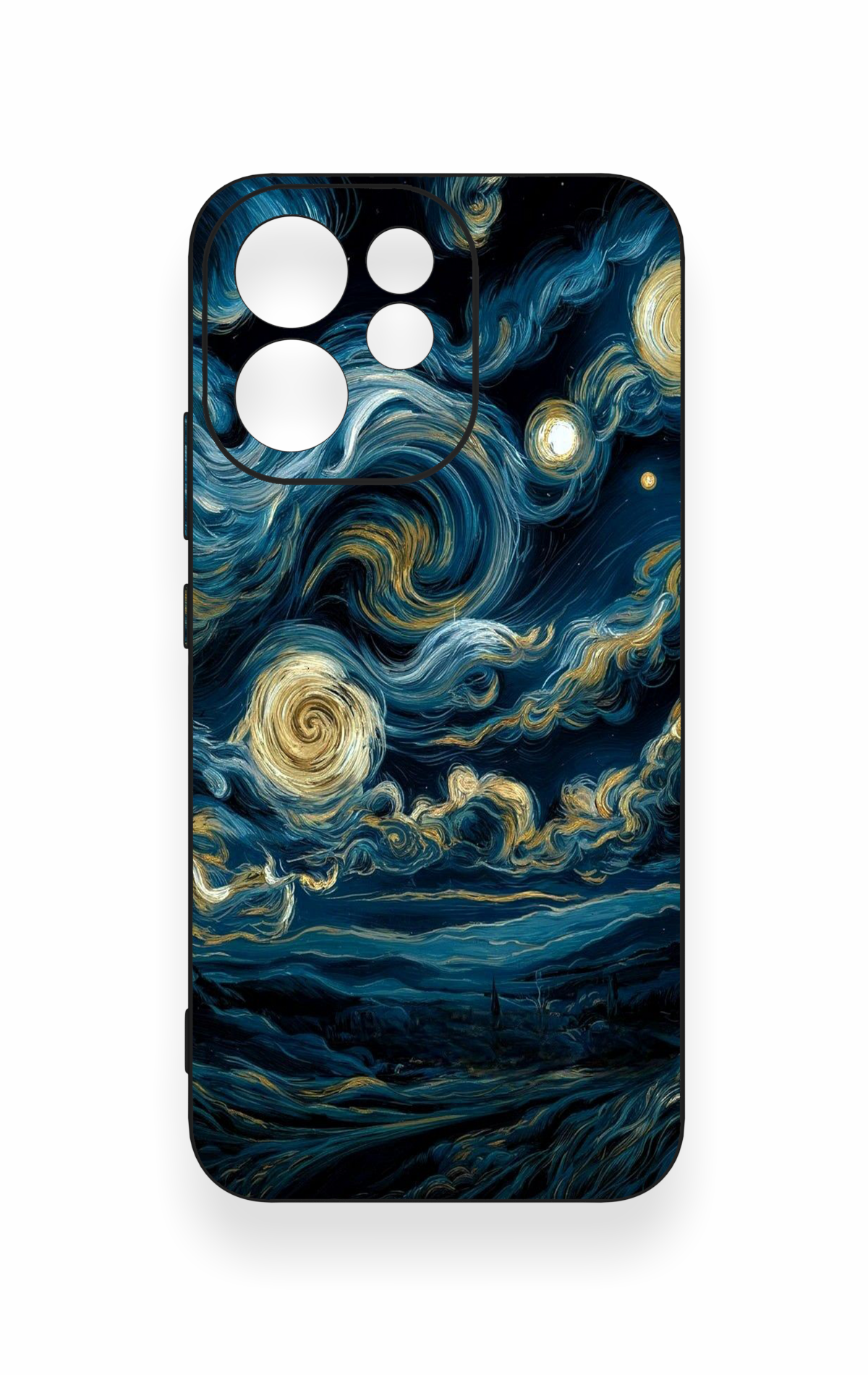 Oppo Reno 15F Uyumlu Yıldızlı Gece Desenli Silikon Kılıf