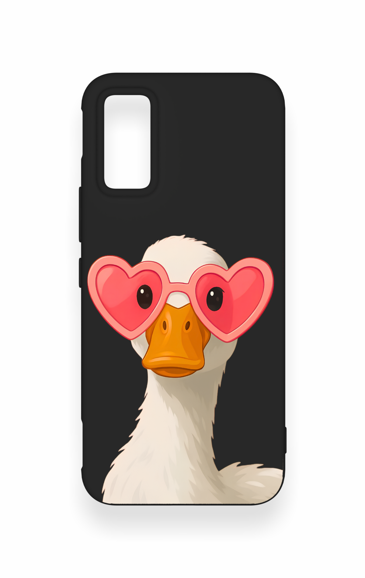İnfinix Gt 30 Pro Uyumlu Aşık Ördek Desenli Silikon Kılıf