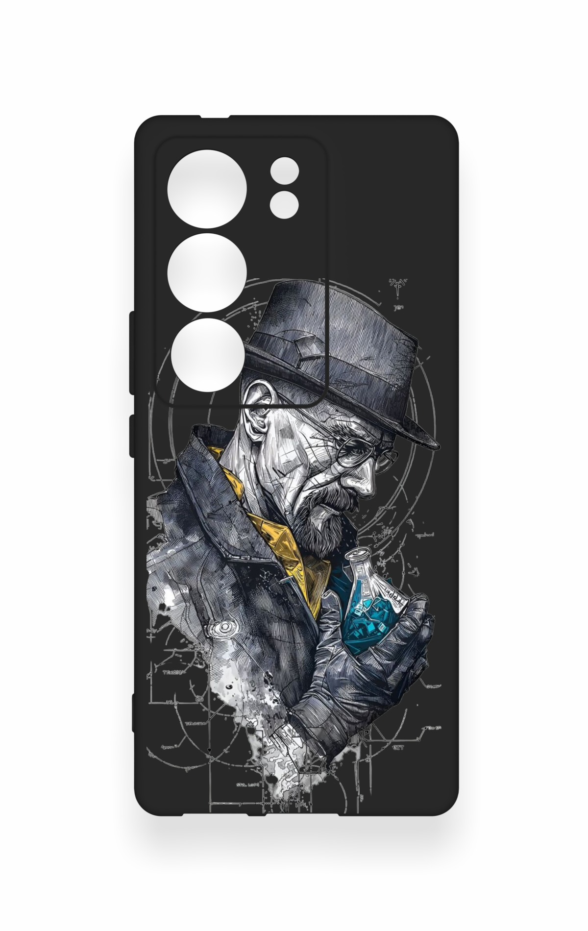 Vivo V29 Uyumlu Walter White Desenli Silikon Kılıf