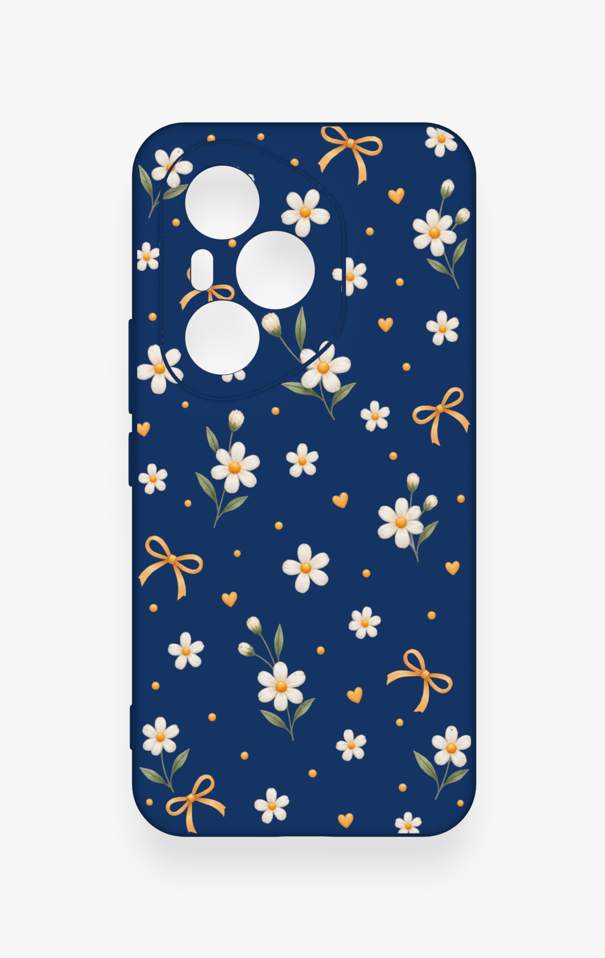 Honor 400 Pro Uyumlu Papatya Fiyonk Desenli Silikon Kılıf