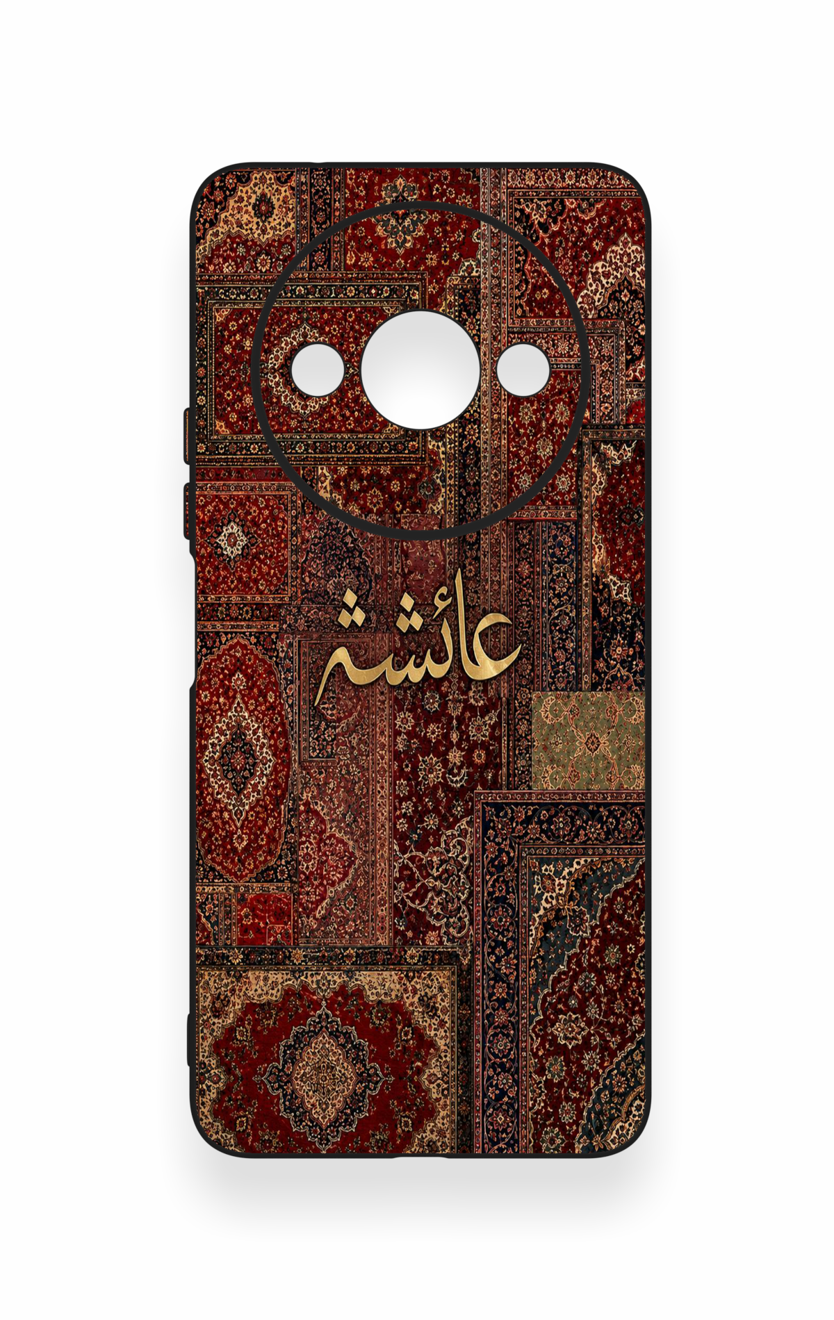 Redmi A3 Uyumlu Vintage Halı Desenli Silikon Kılıf