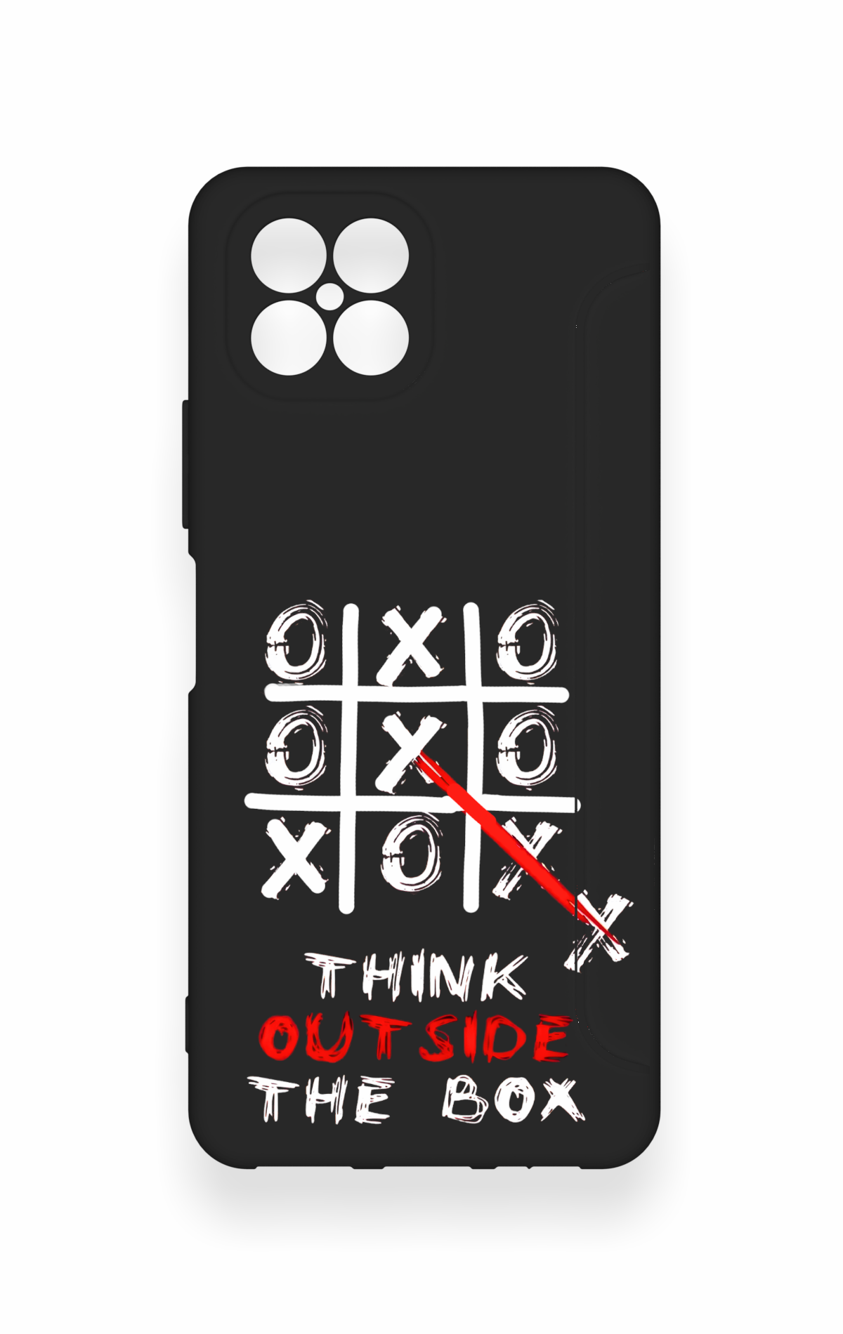Omix X600 Uyumlu Out Side The Box Desenli Silikon Kılıf