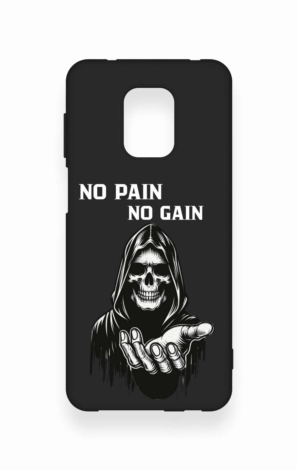 Redmi Note 9 Pro 9S Uyumlu No Pain No Gain Desenli Silikon Kılıf