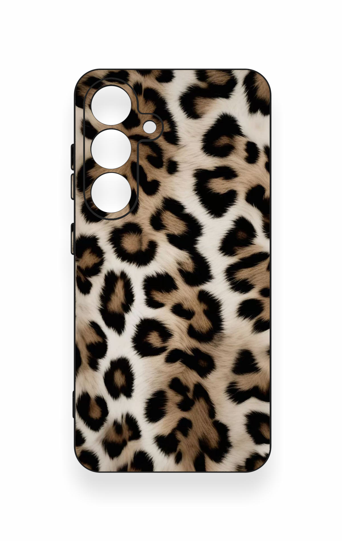 Samsung S25 Uyumlu Leopar Derisi Desenli Silikon Kılıf