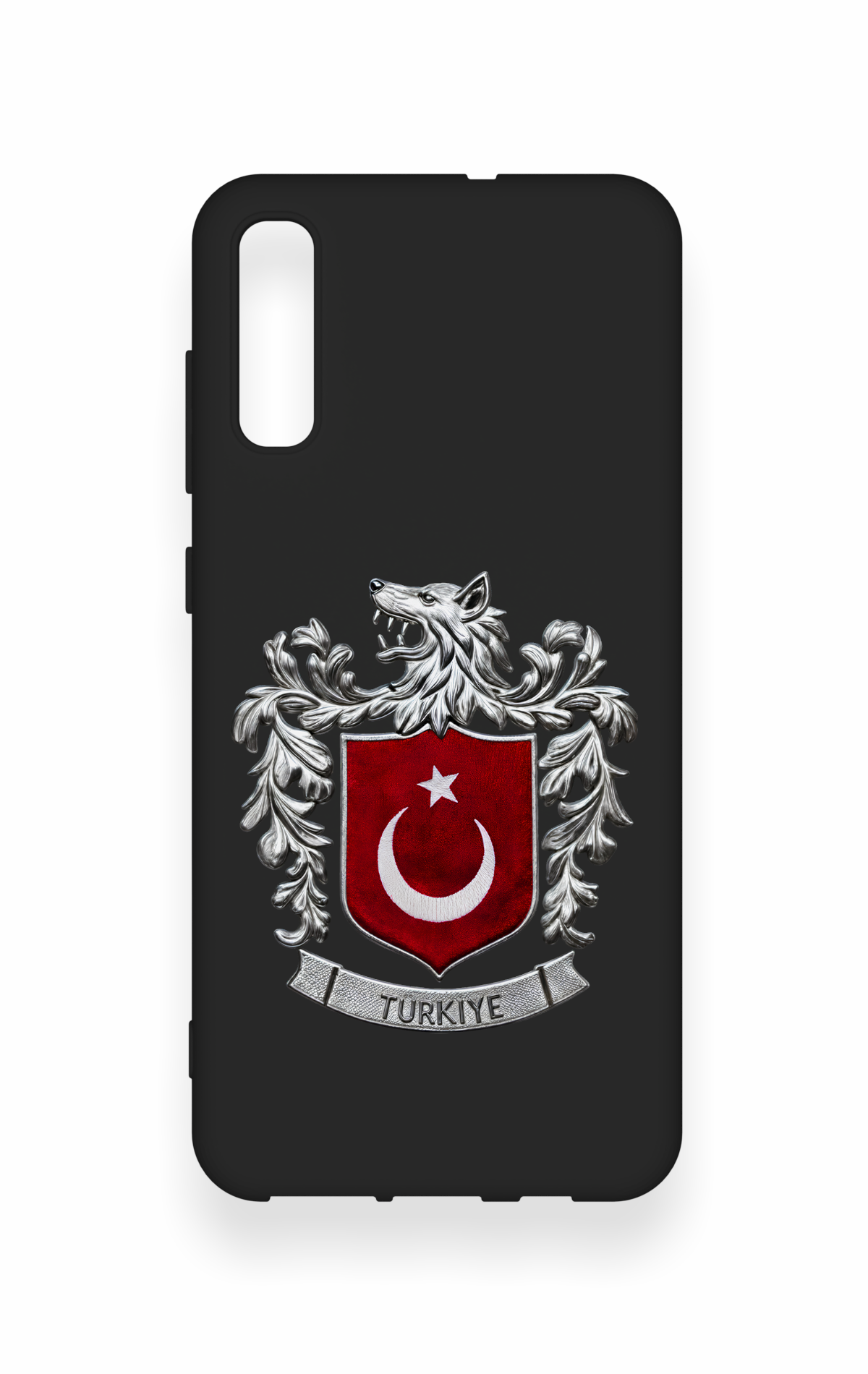 Samsung A70 Uyumlu Türk Arma Desenli Silikon Kılıf