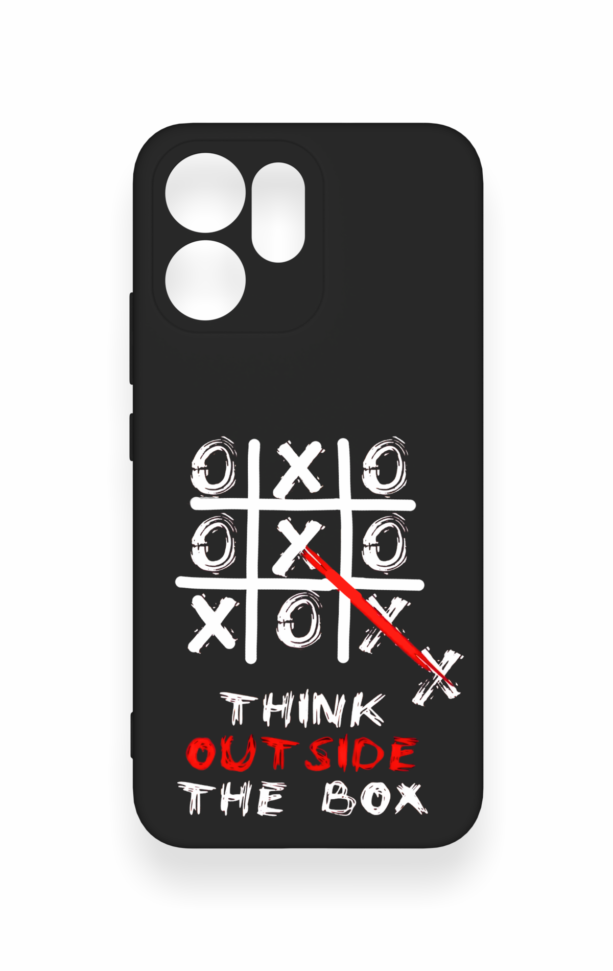 Oppo Reno 14F Uyumlu Out Side The Box Desenli Silikon Kılıf