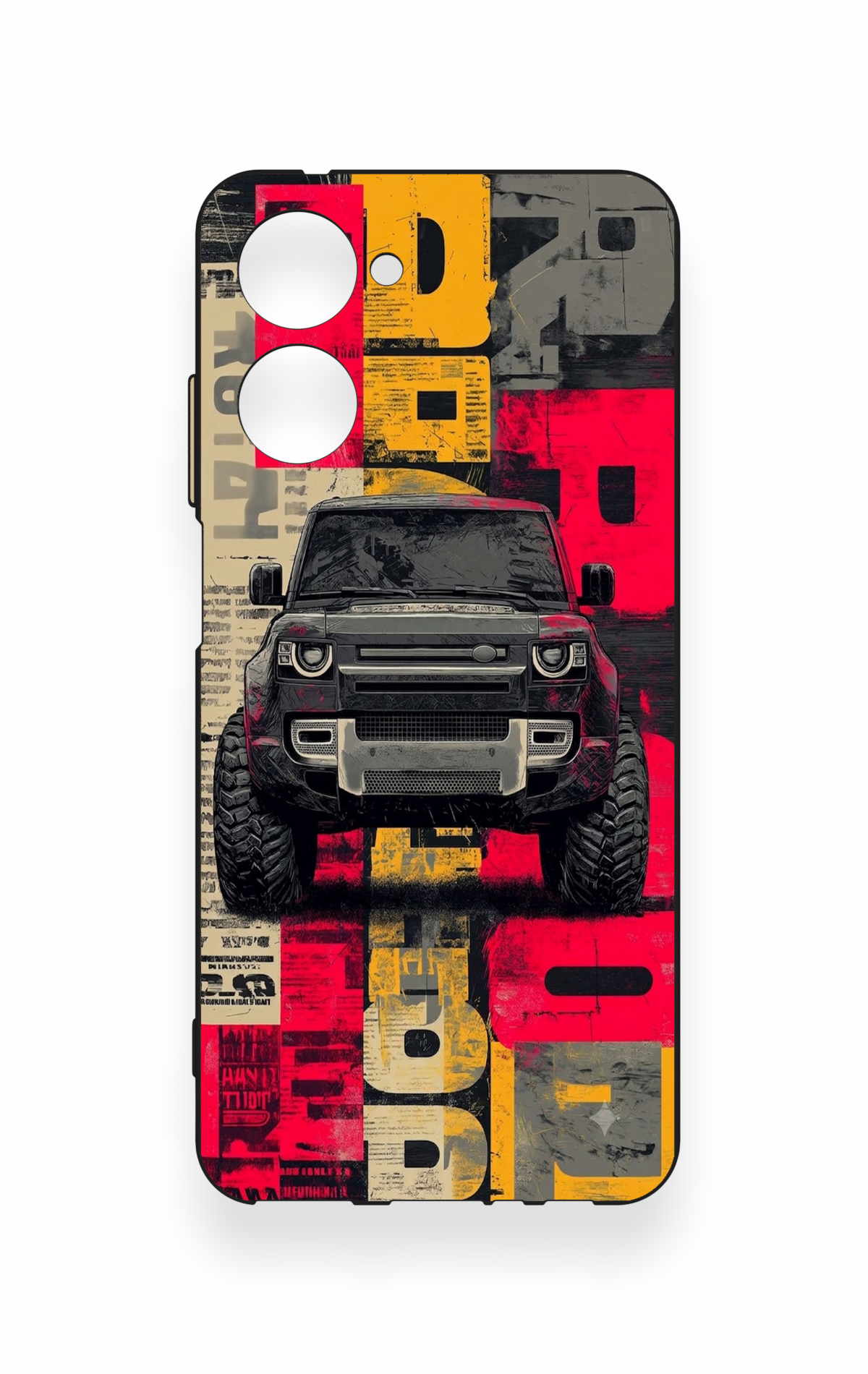 Realme 10 Uyumlu Defender Truck Desenli Silikon Kılıf