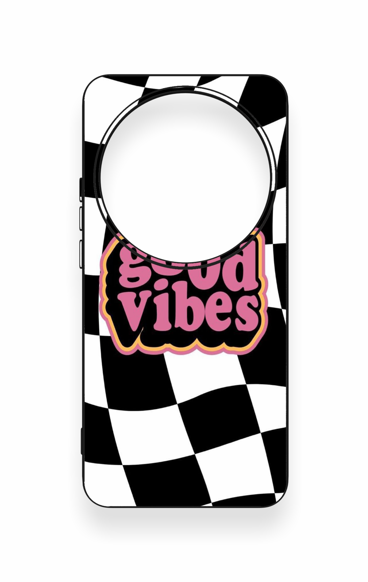 Xiomi Mi 15 Ultra Uyumlu Black Good Vibes Desenli Silikon Kılıf